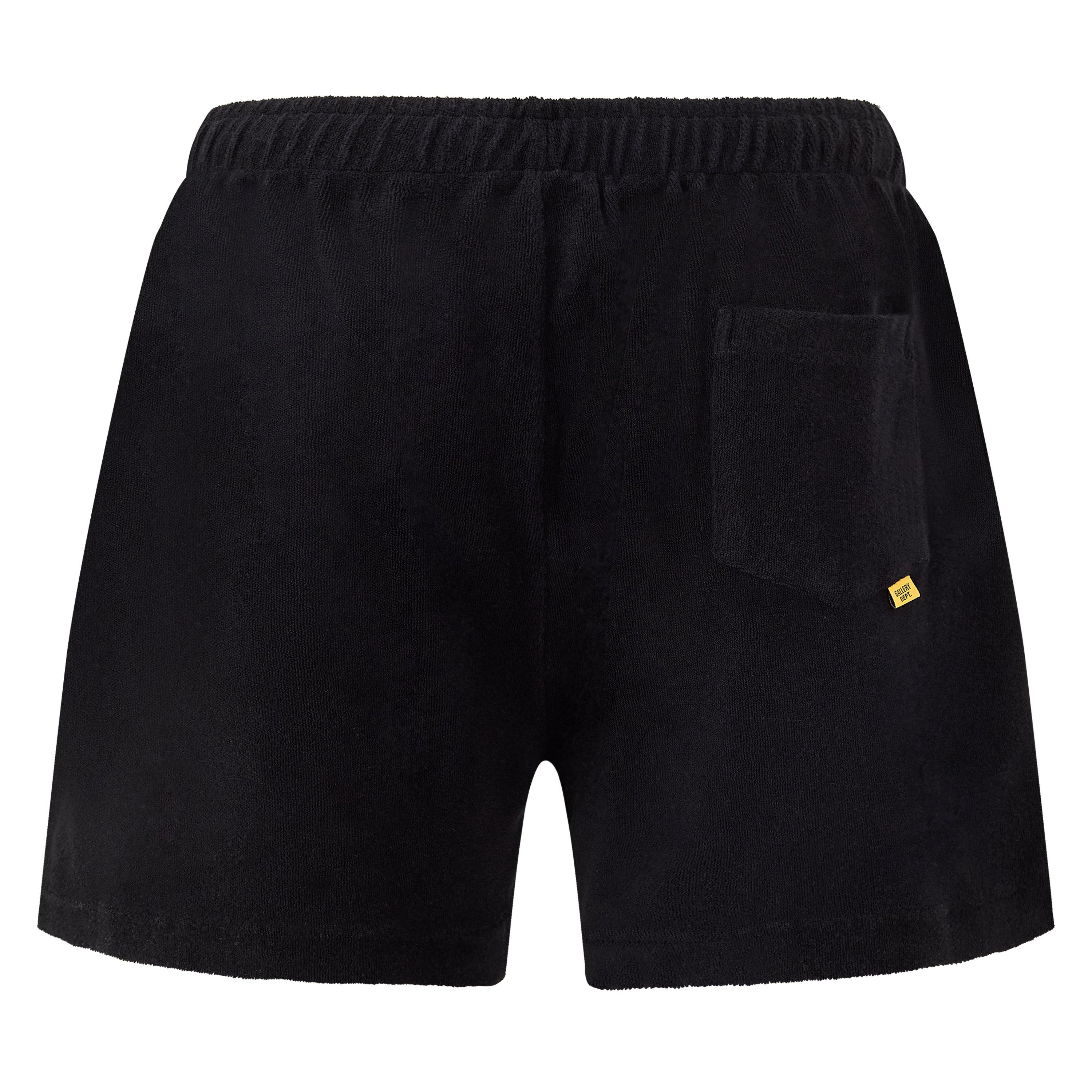 Black - Gallery Dept - Men's Fleece Jogger Shorts - 2