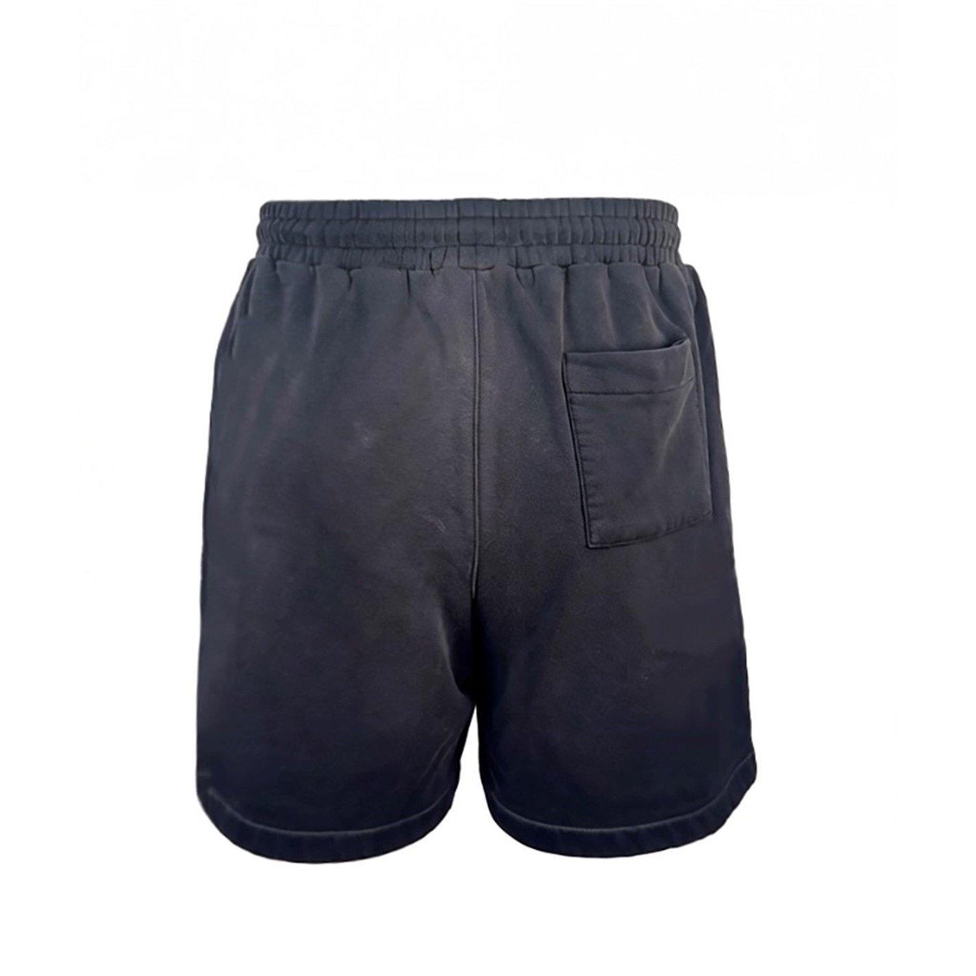 Black - Pretty Boy Ugly World - The Pretty Boy Ugly World Fleece Drawstring Jogger Shorts Mens - 4