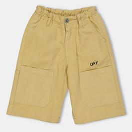 Off White Kids Fleece Shorts