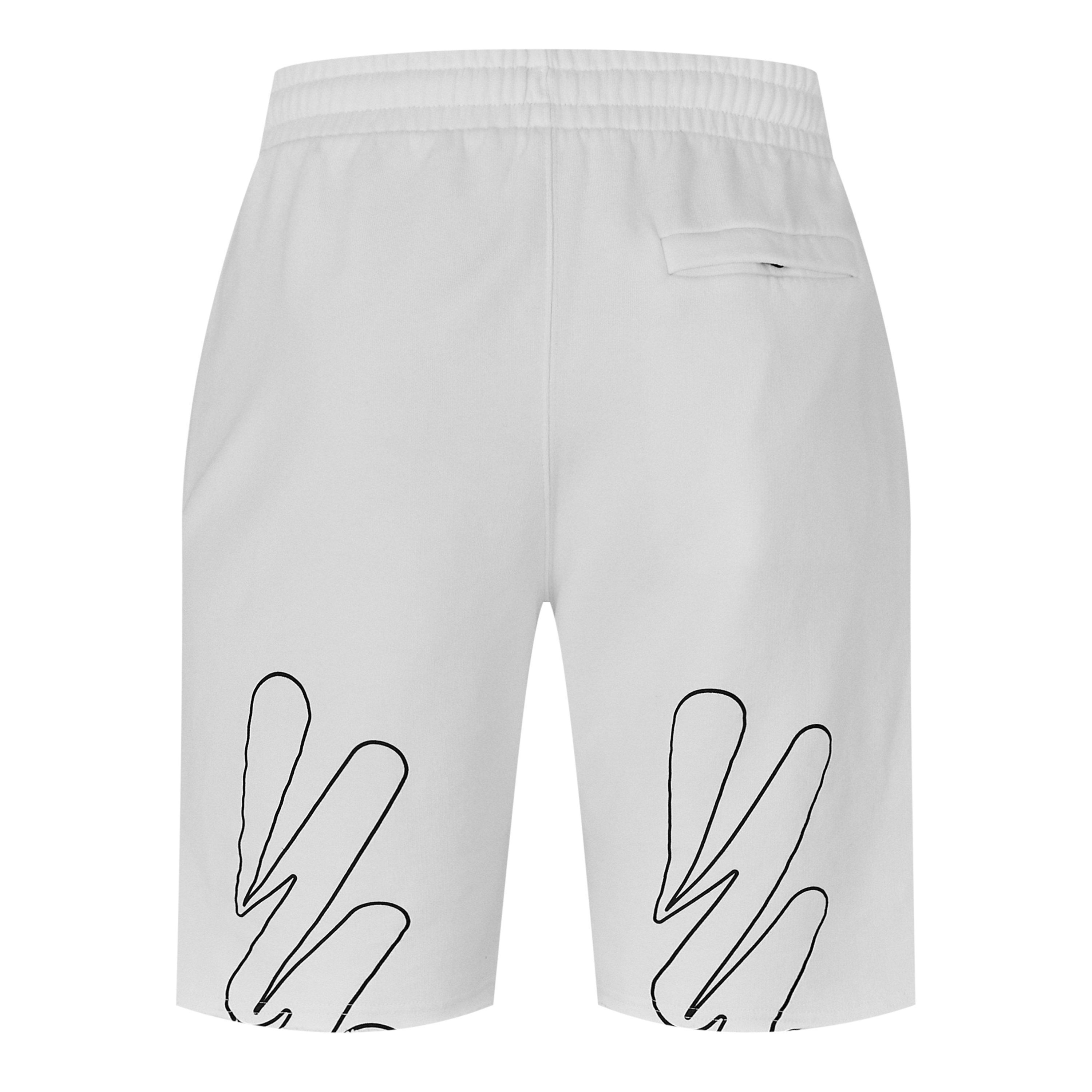 White - Off White - Men's Fleece Shorts - 2