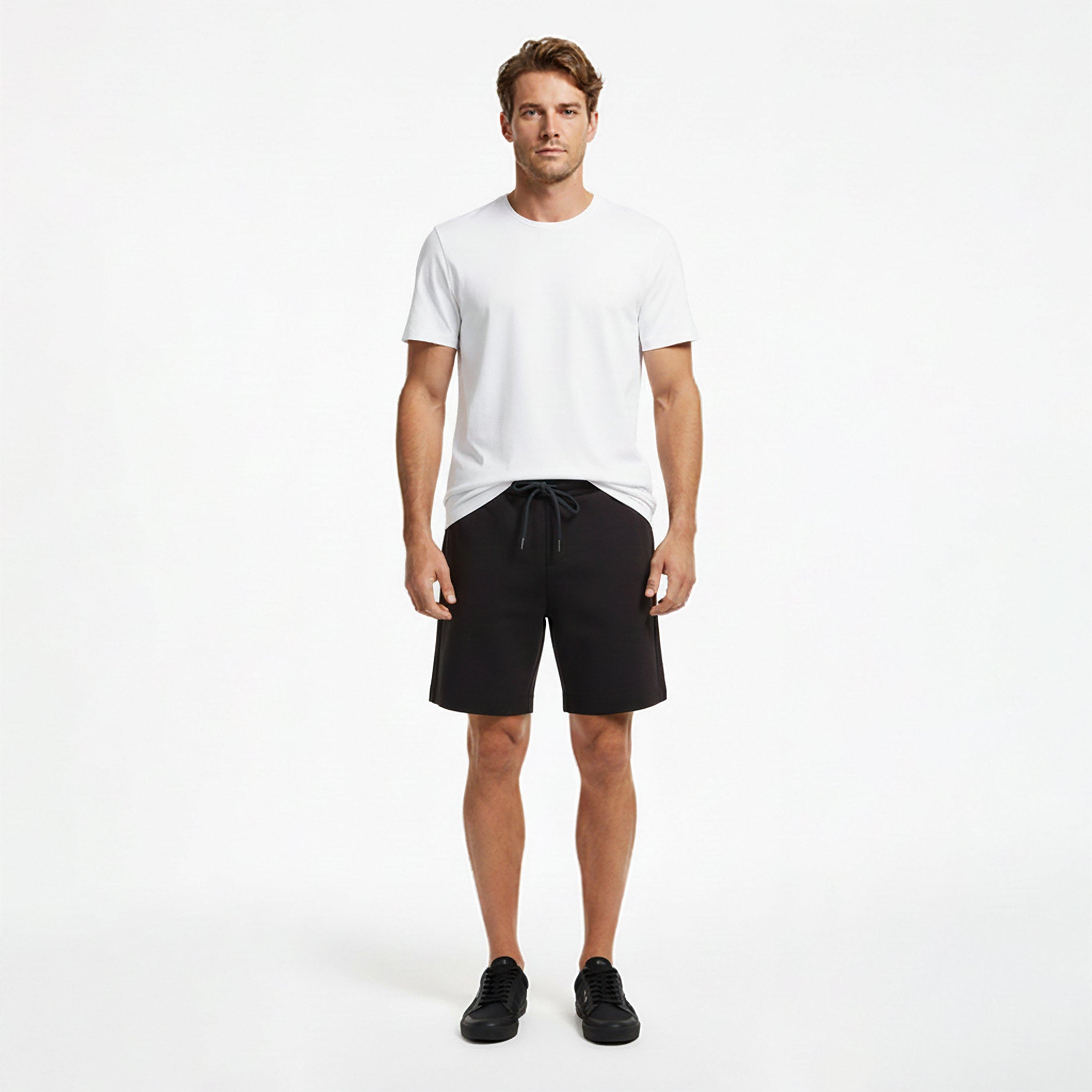 Black 001 - Boss - Men's Fleece Shorts - 6
