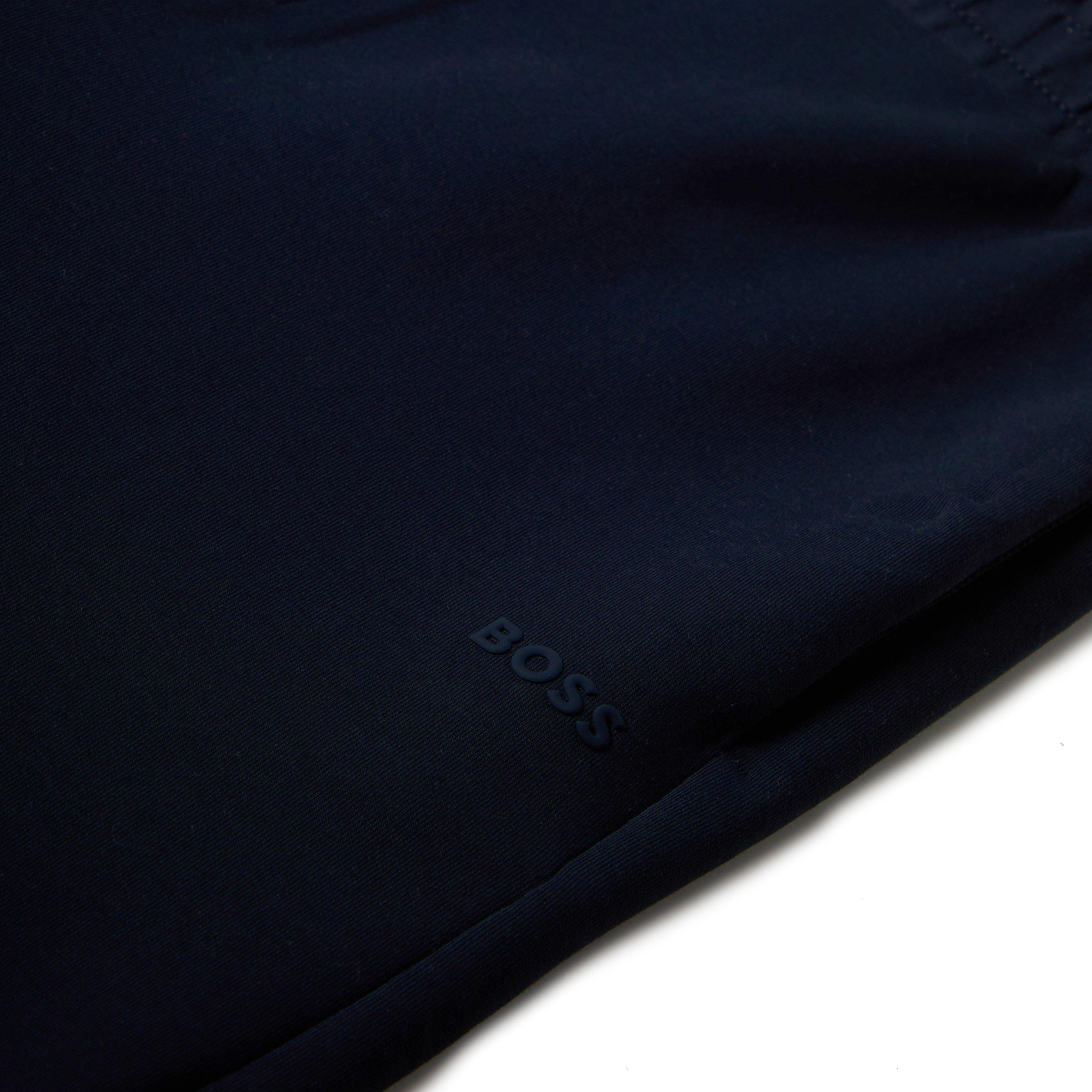 Navy 402 - Boss - Mens BOSS GREEN Soft Fleece Drawstring Shorts - 5