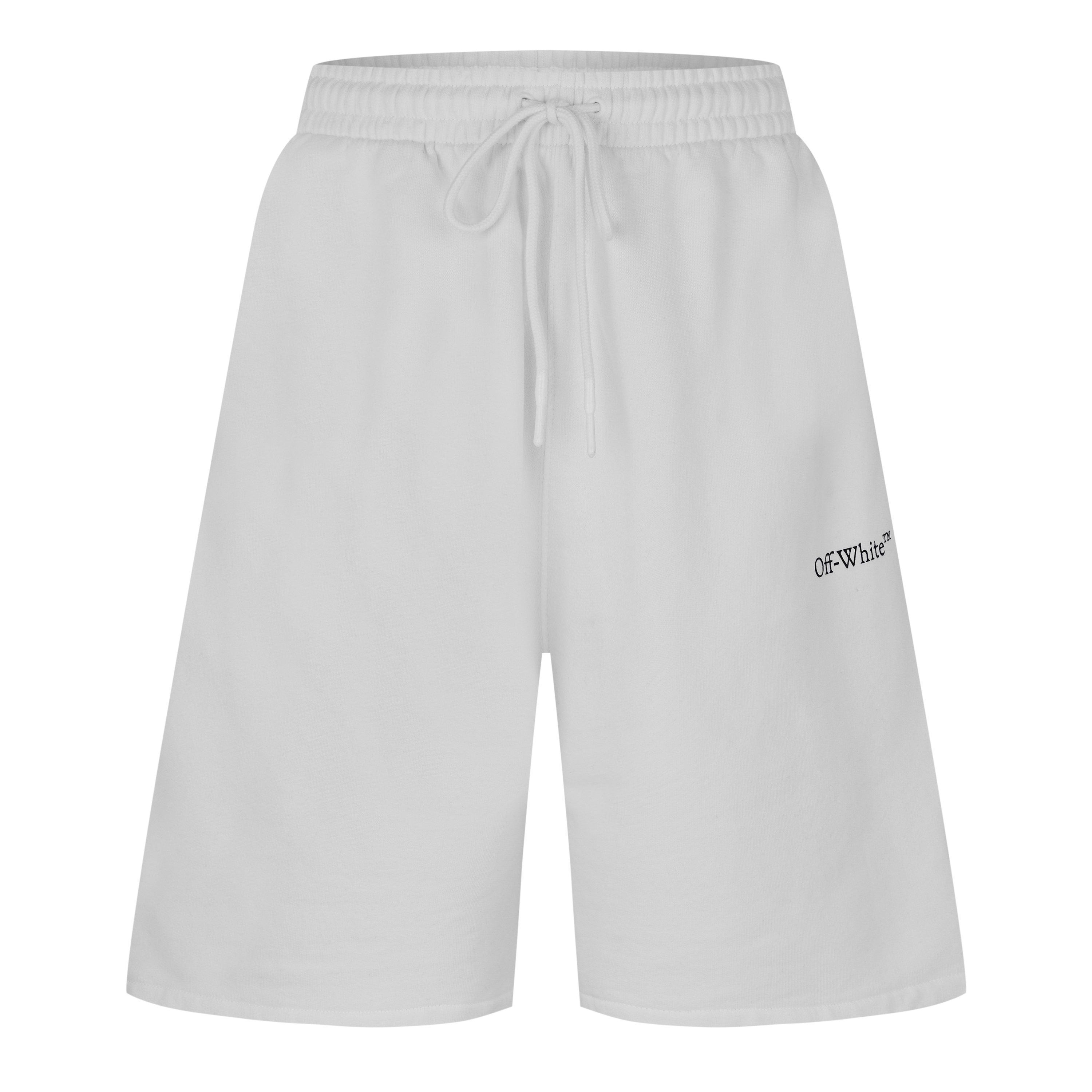 White/Black - Off White - Caravaggio Arrow Sweat Shorts - 1