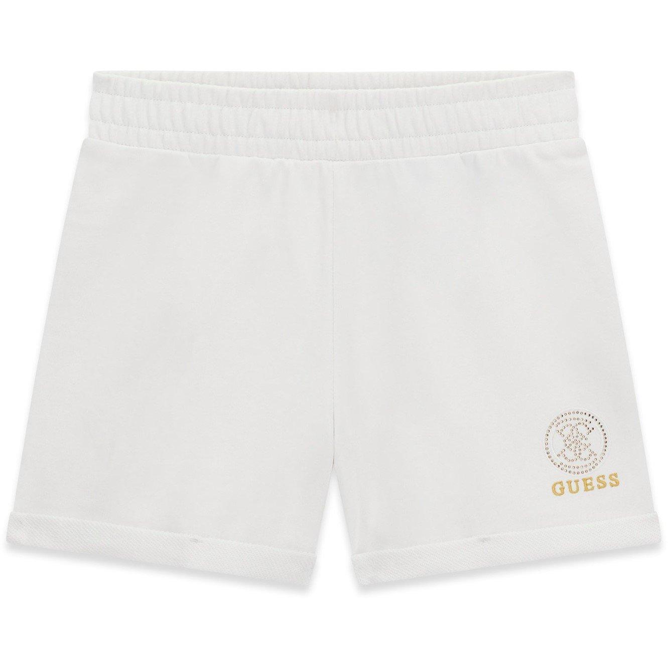 White G011 - Guess - Kids' Fleece Shorts