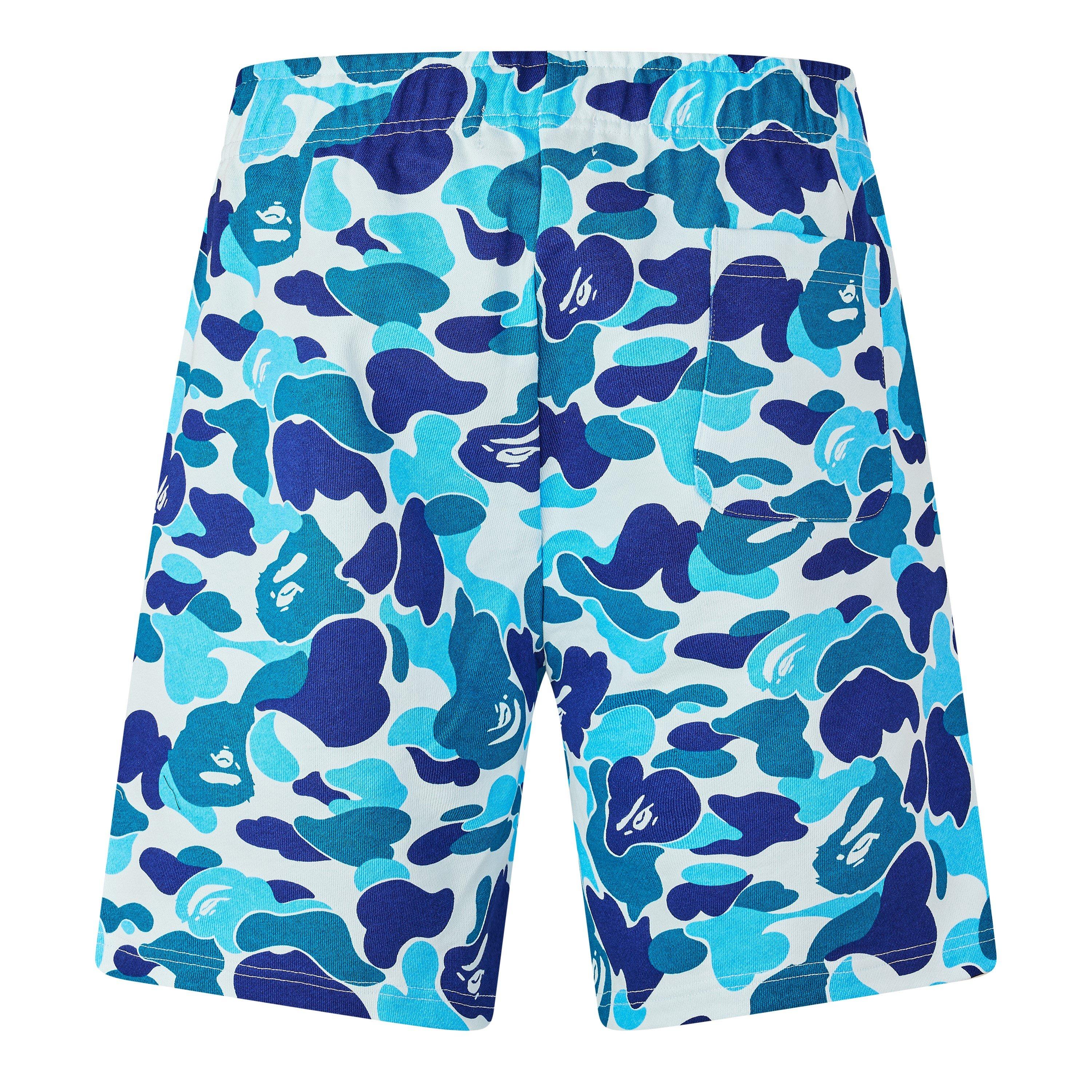 Blue - A Bathing Ape - Men's Fleece Jogger Shorts - 2