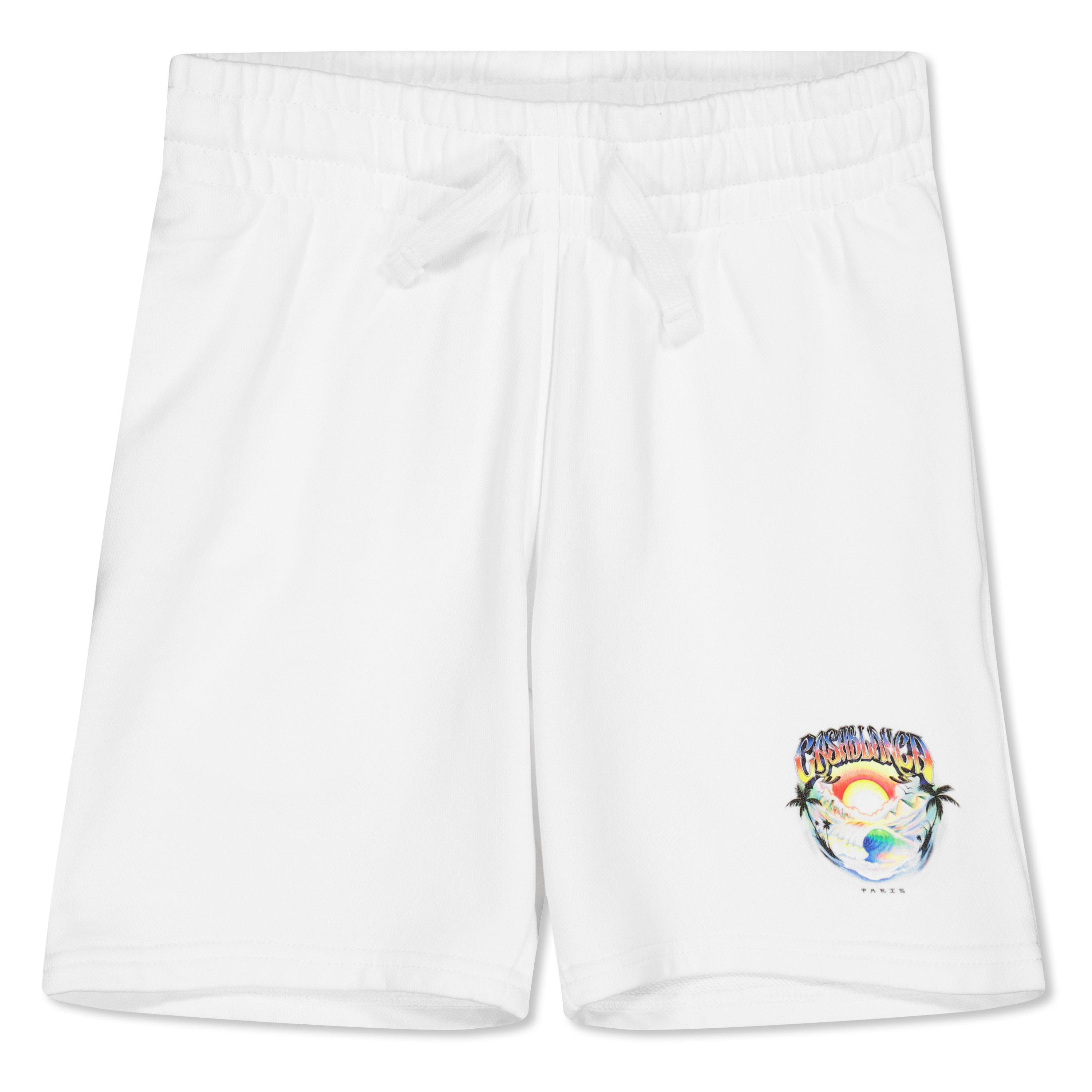 White - Casablanca - Casa Printed Shorts Jn63 - 1