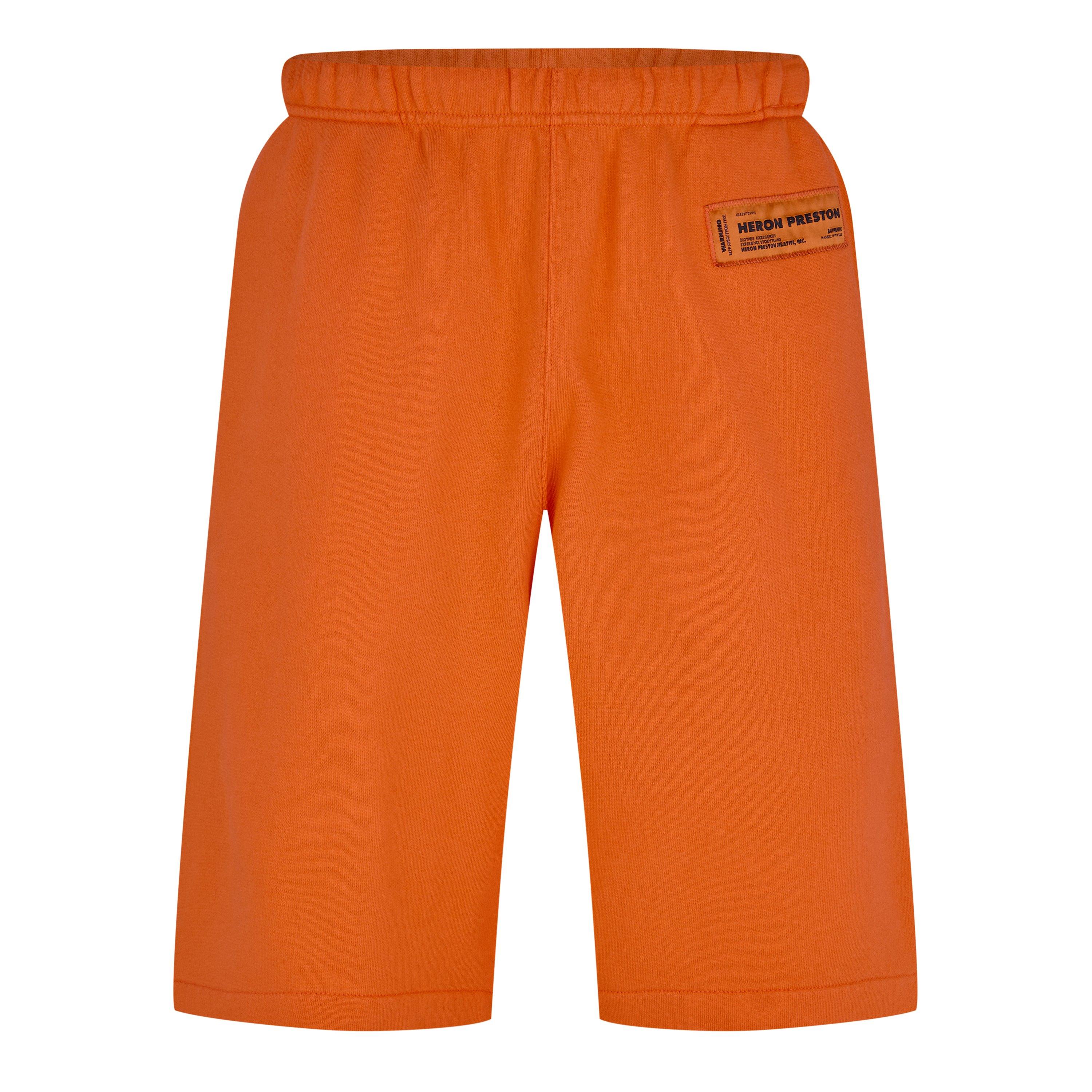 Heron Preston Men's Recycled Logo Fleece Jogger Shorts
