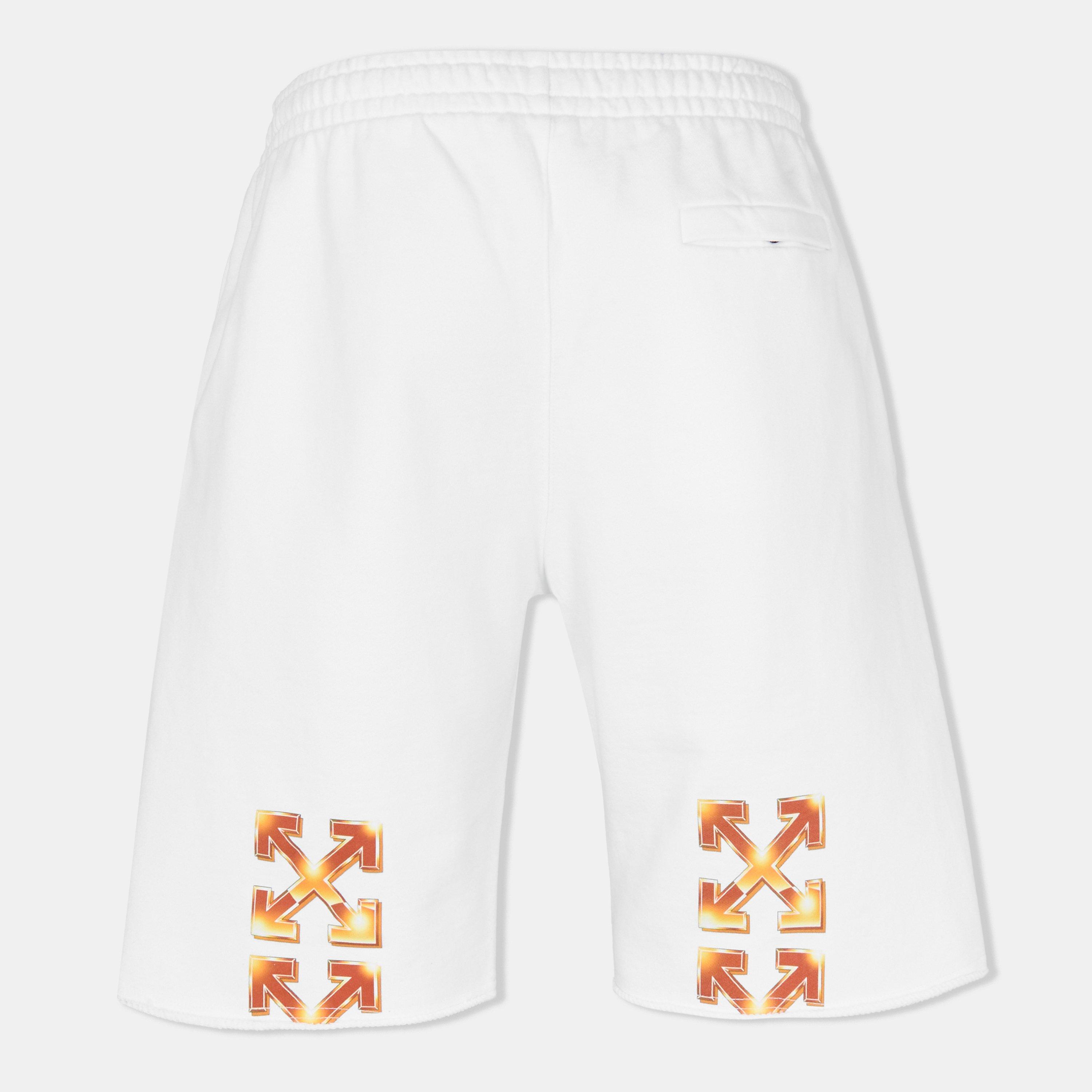 White - Off White - Men's Arow Sweatshorts - 2