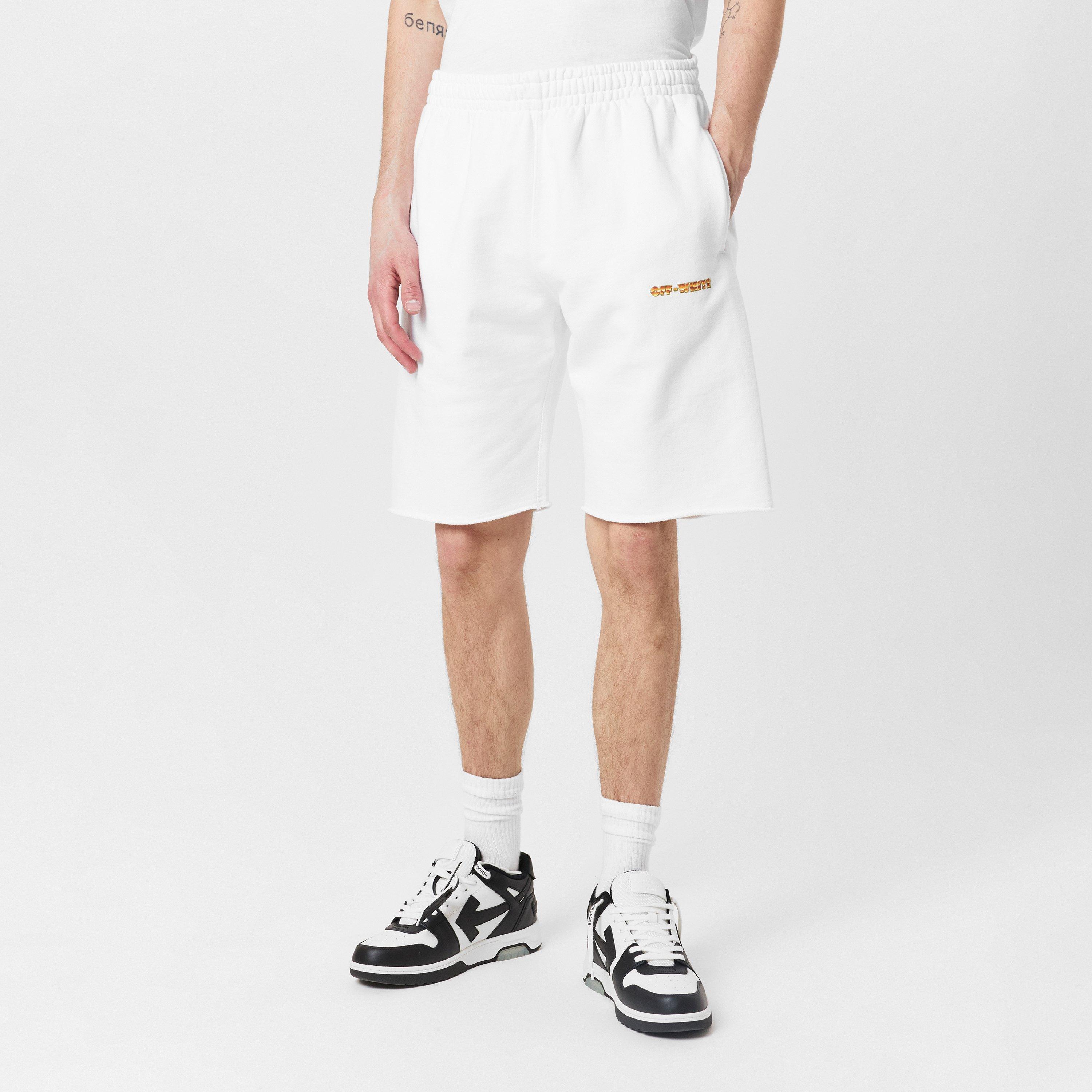 White - Off White - Men's Arow Sweatshorts - 3