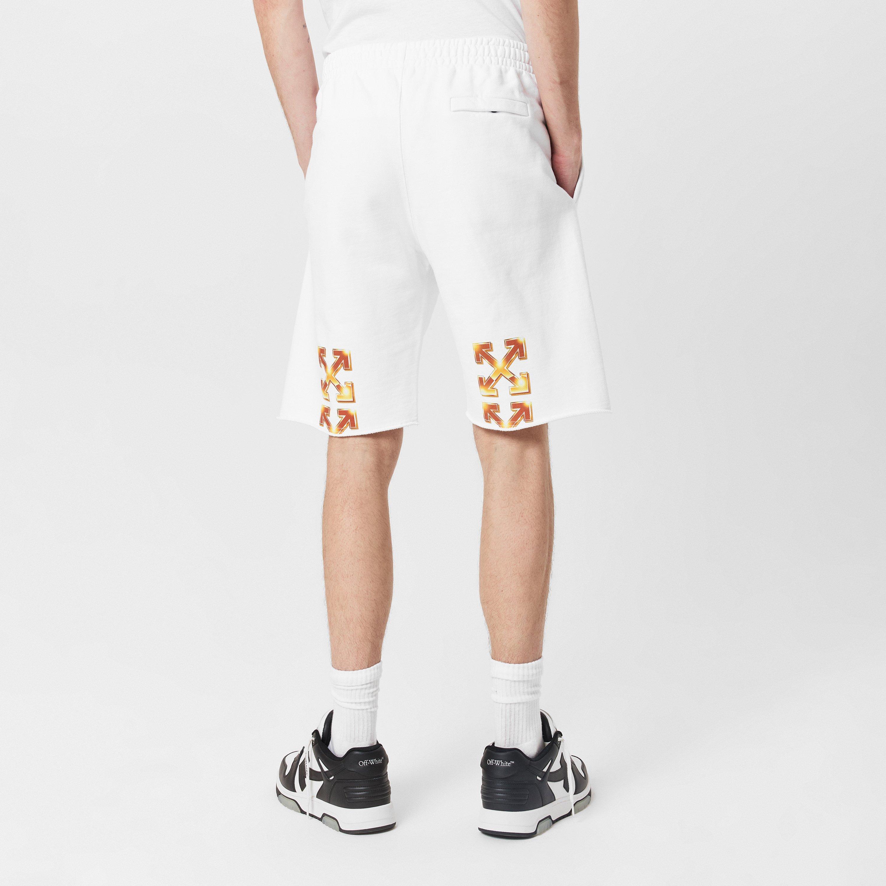 White - Off White - Men's Arow Sweatshorts - 4