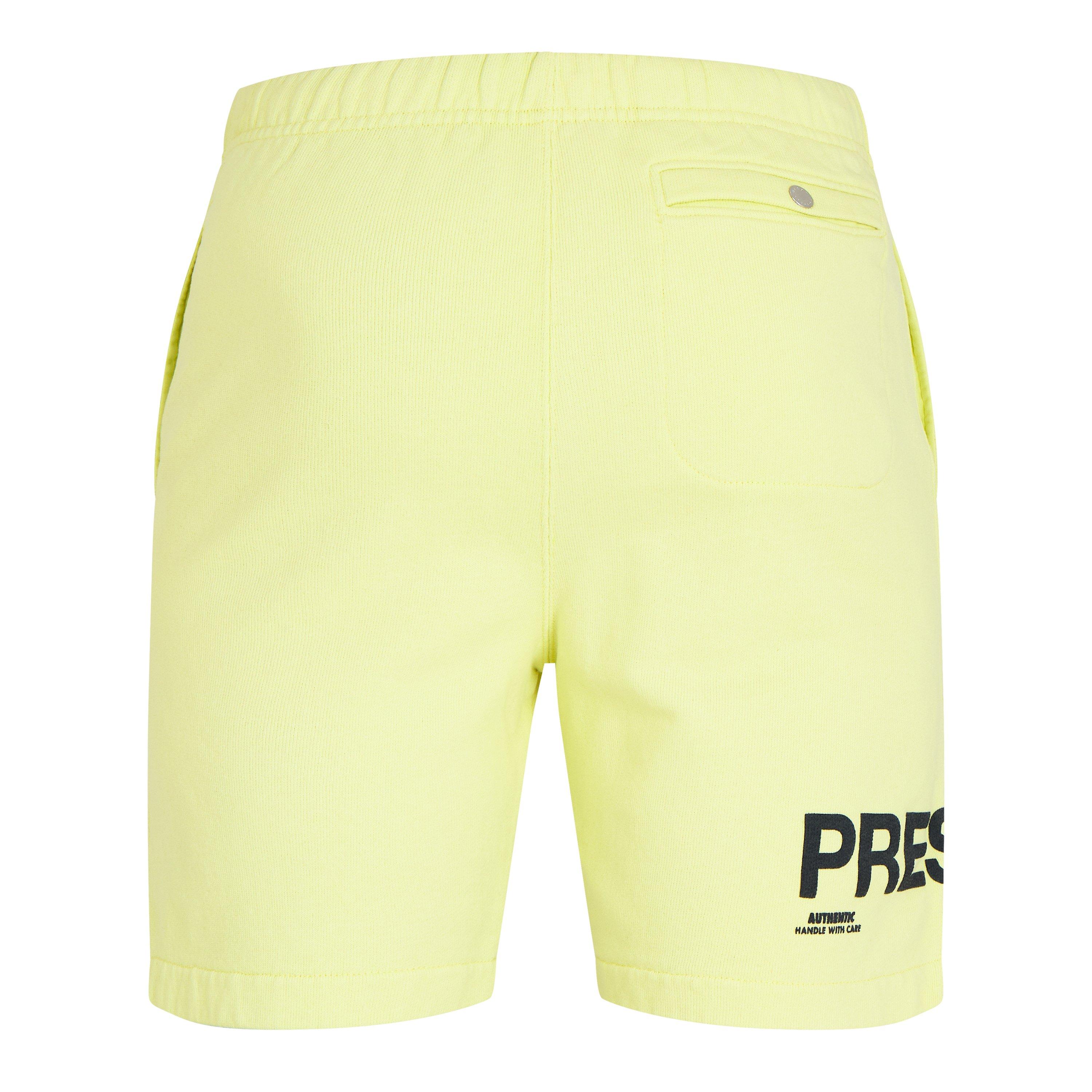 Lemon Yellow - Heron Preston - Men's Fleece Jogger Shorts - 6