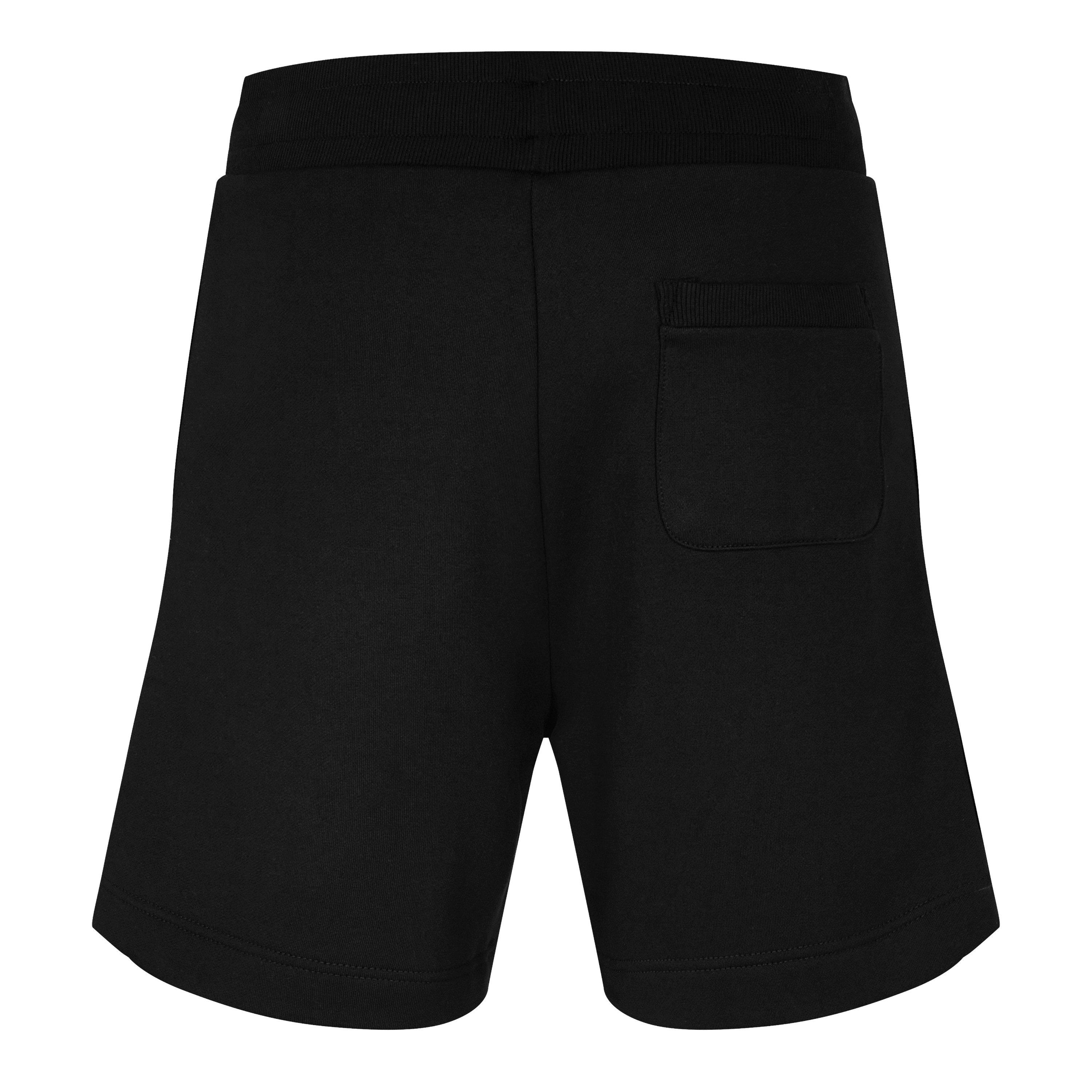 Black - Moschino - Men's Fleece Jogger Shorts - 6