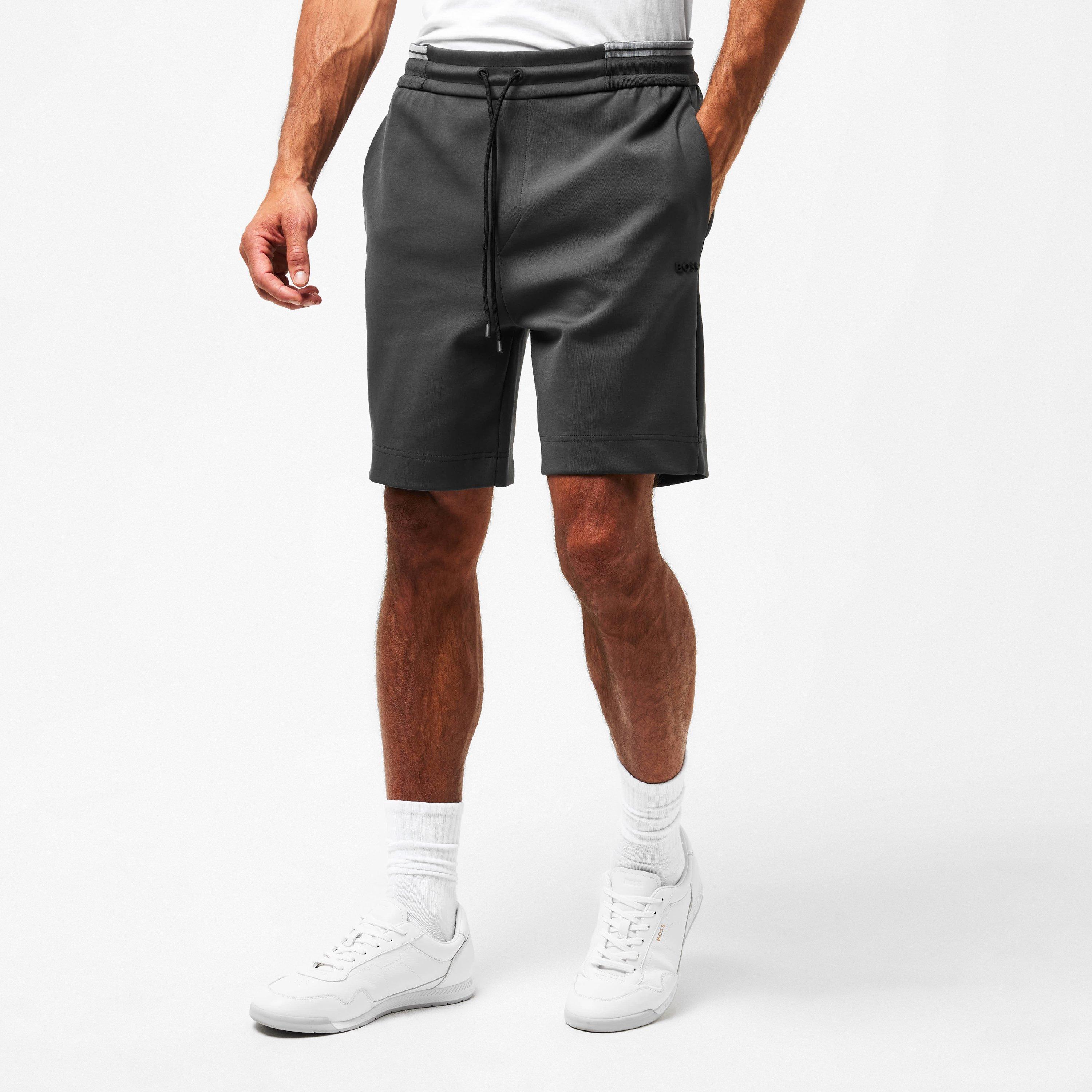 Dark Grey - Boss - Men's  HBG Zone All-Day Comfort Shorts - 3