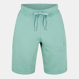 True Religion Fleece Jogger Shorts