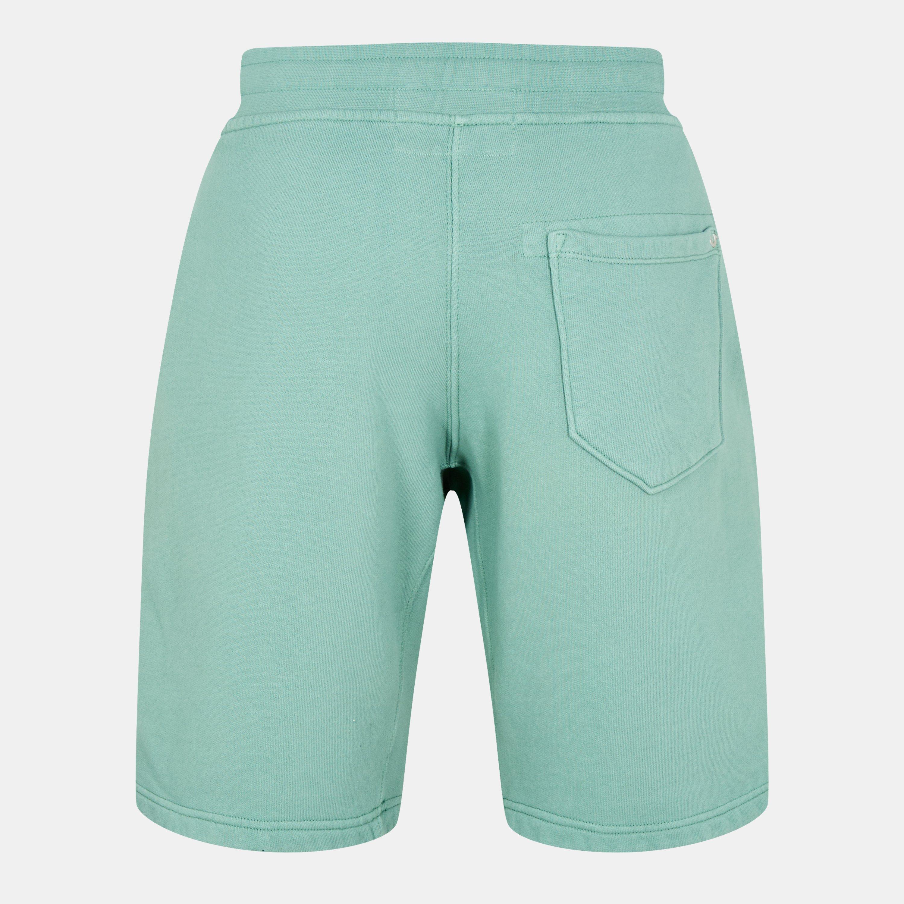 Oil Blue - True Religion - Fleece Jogger Shorts - 2