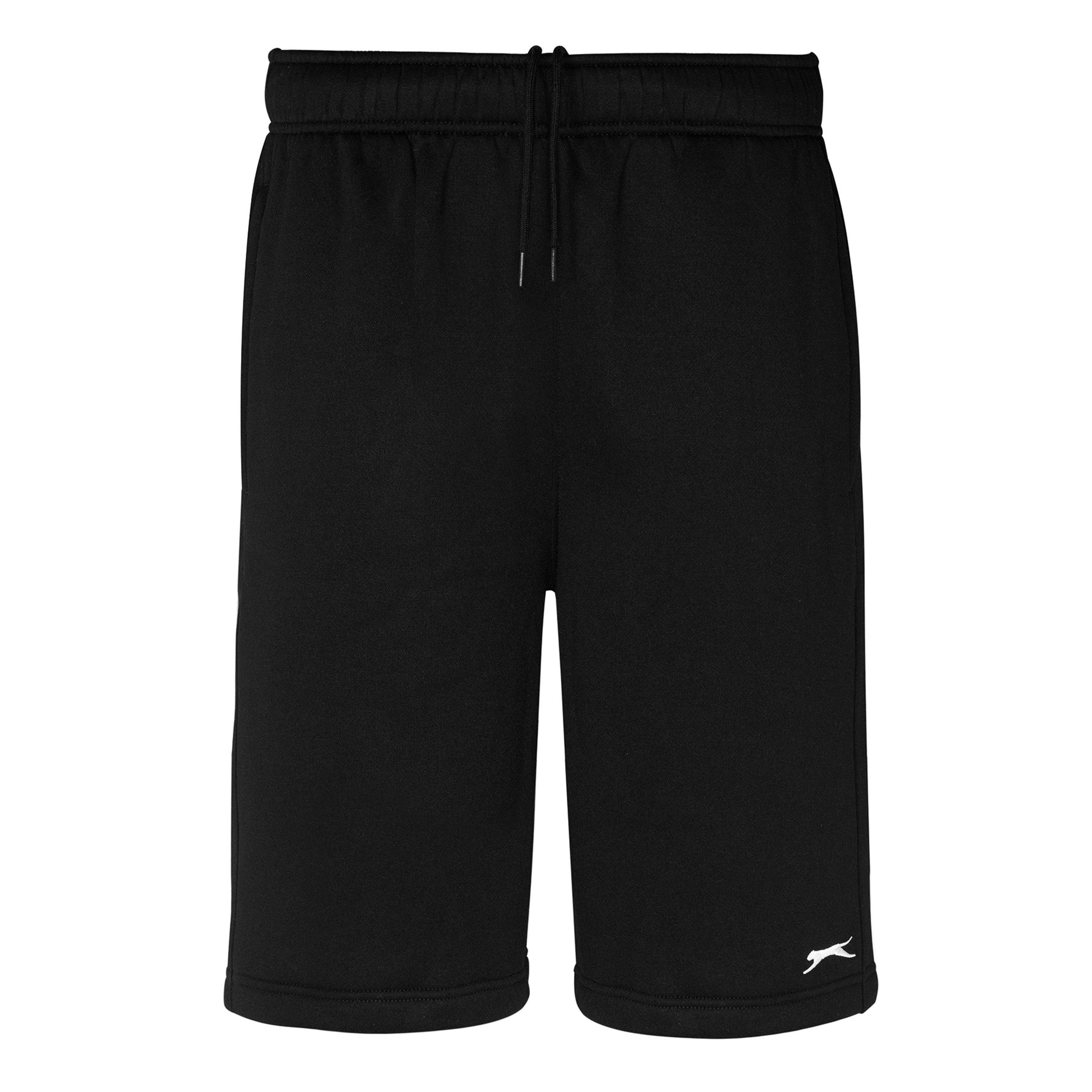 Slazenger Men's Fleece Shorts - Black - 3XL