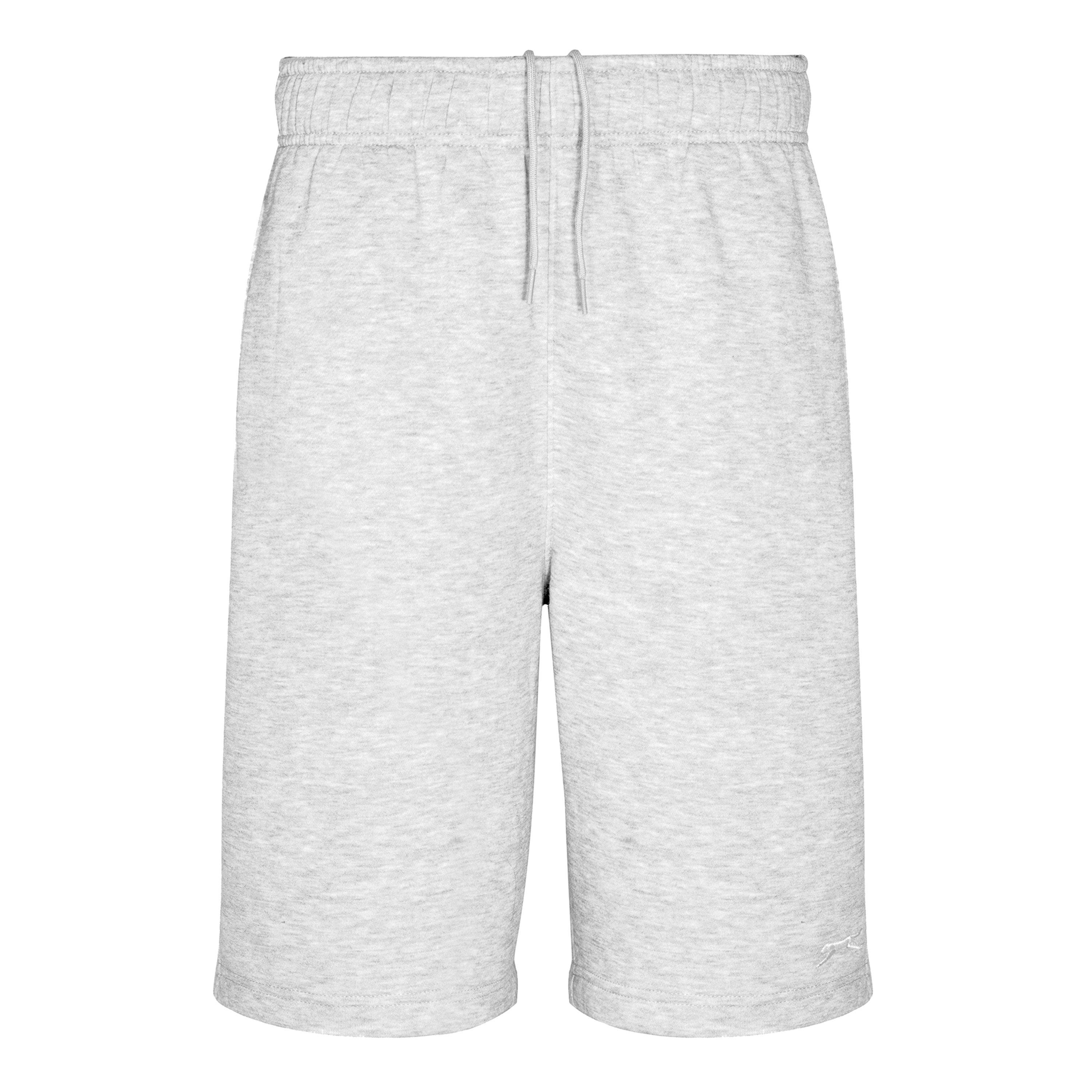 Grey Marl - Slazenger - Fleece Shorts Mens - 1
