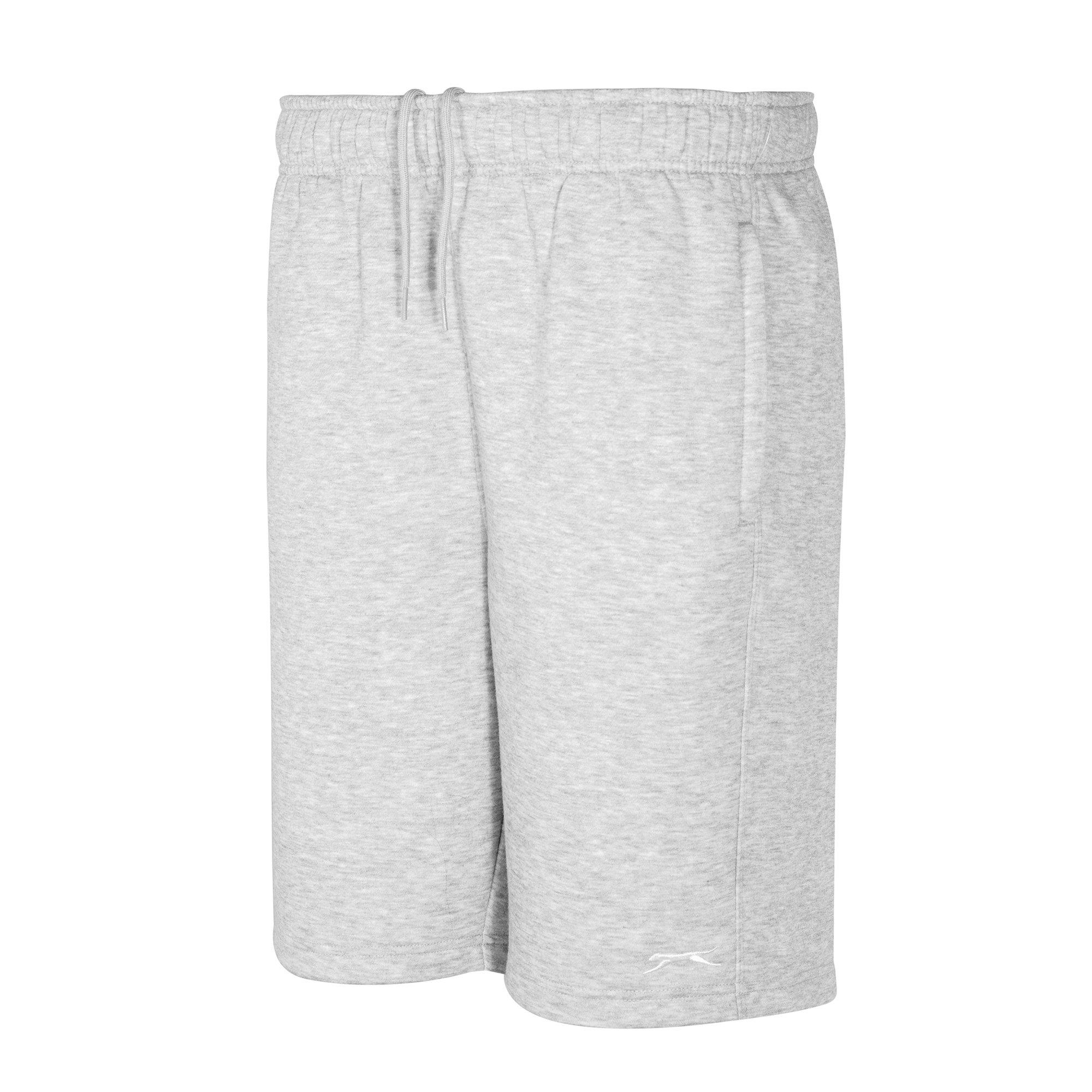Grey Marl - Slazenger - Fleece Shorts Mens - 7