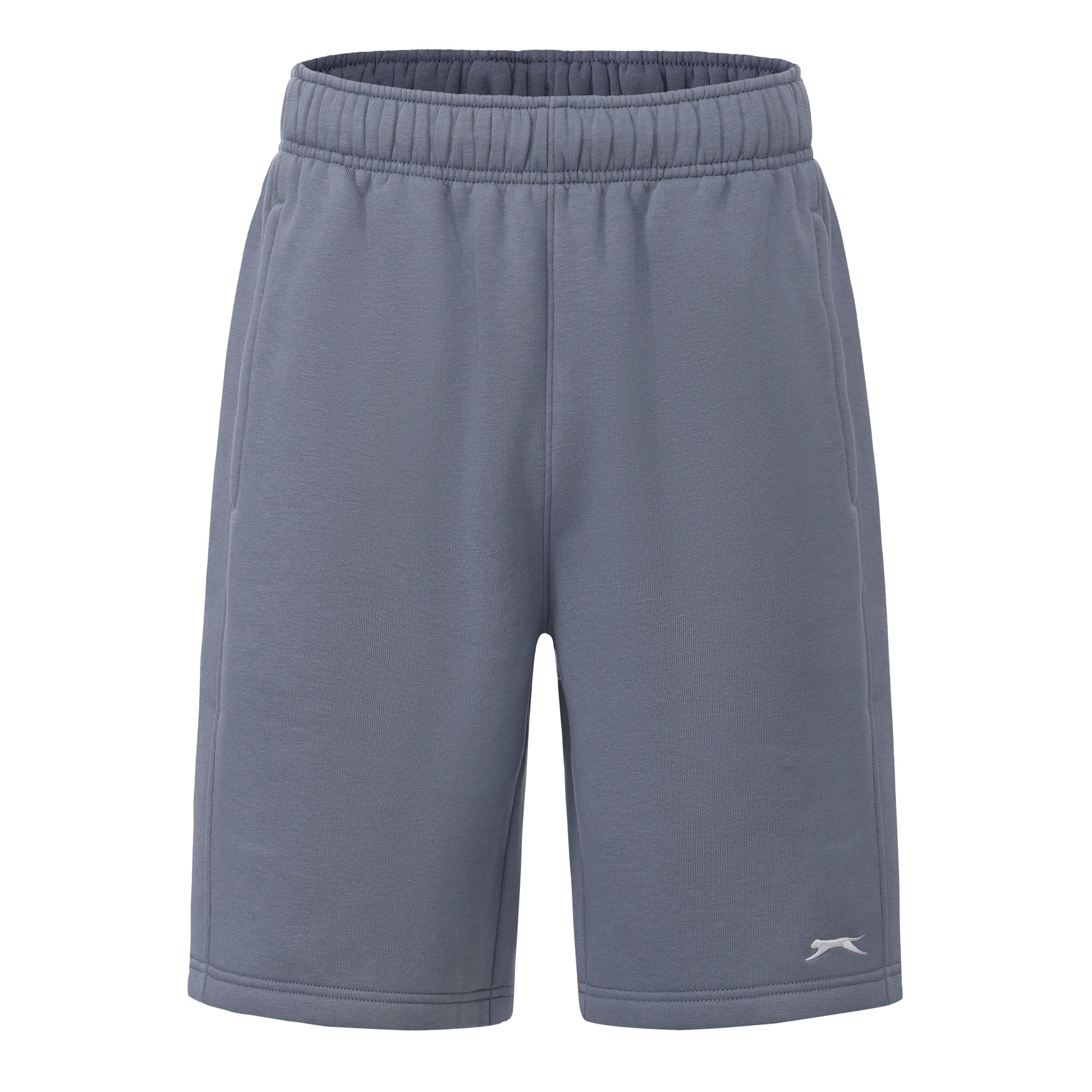 Slazenger Men's Fleece Shorts - Slate Blue - 3XL