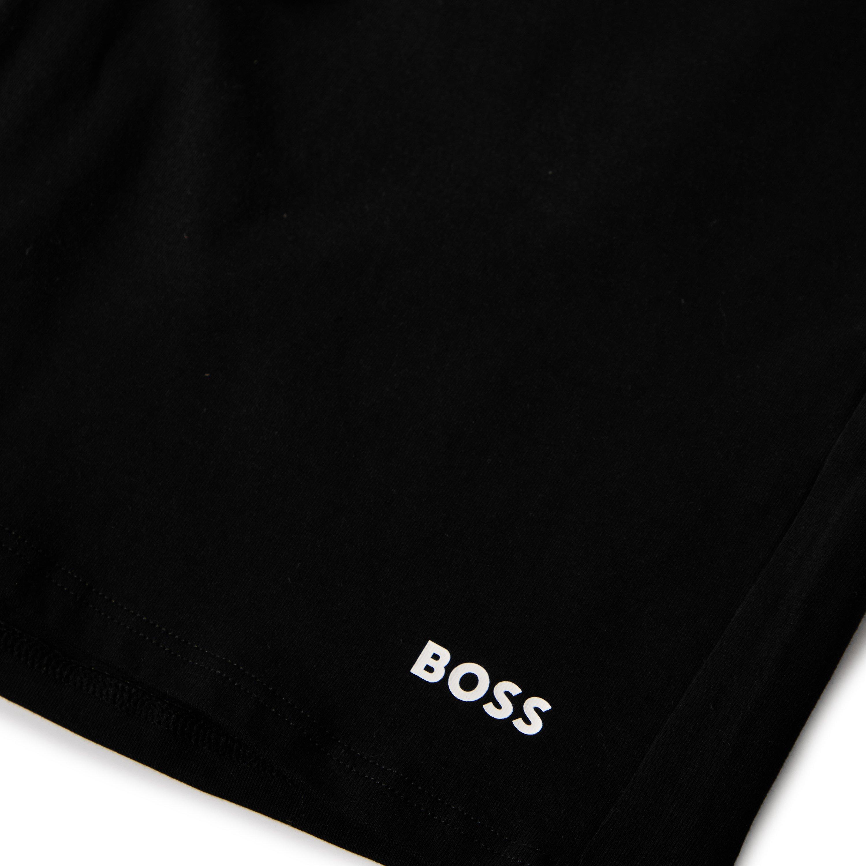 Schwarz - Boss - Men's Unique Relaxed Shorts - 3
