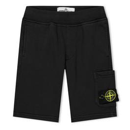 Stone Island JuniorsLogo Cotton Shorts