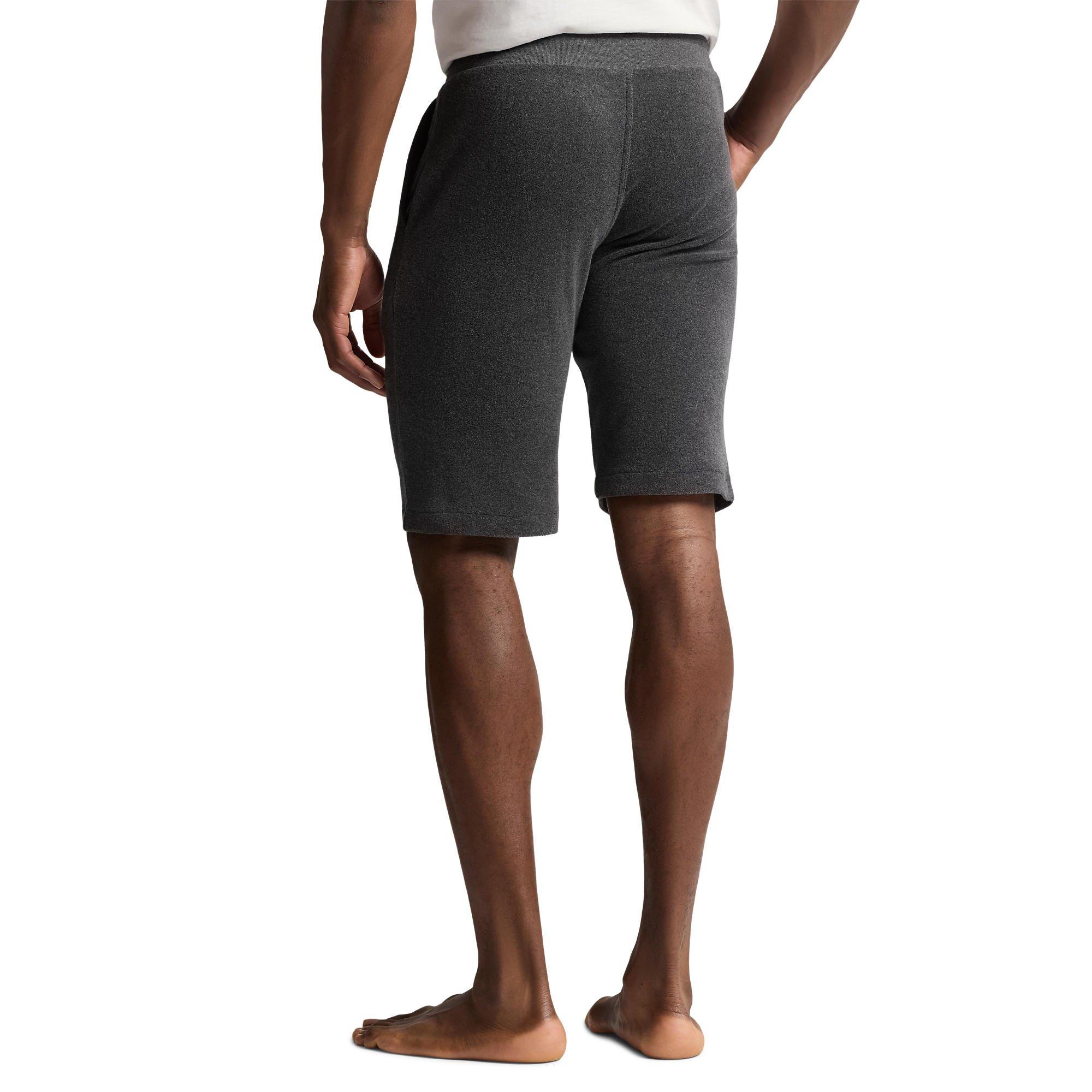 Grey Terry - Polo Ralph Lauren - Terry Lounge Shorts - 4