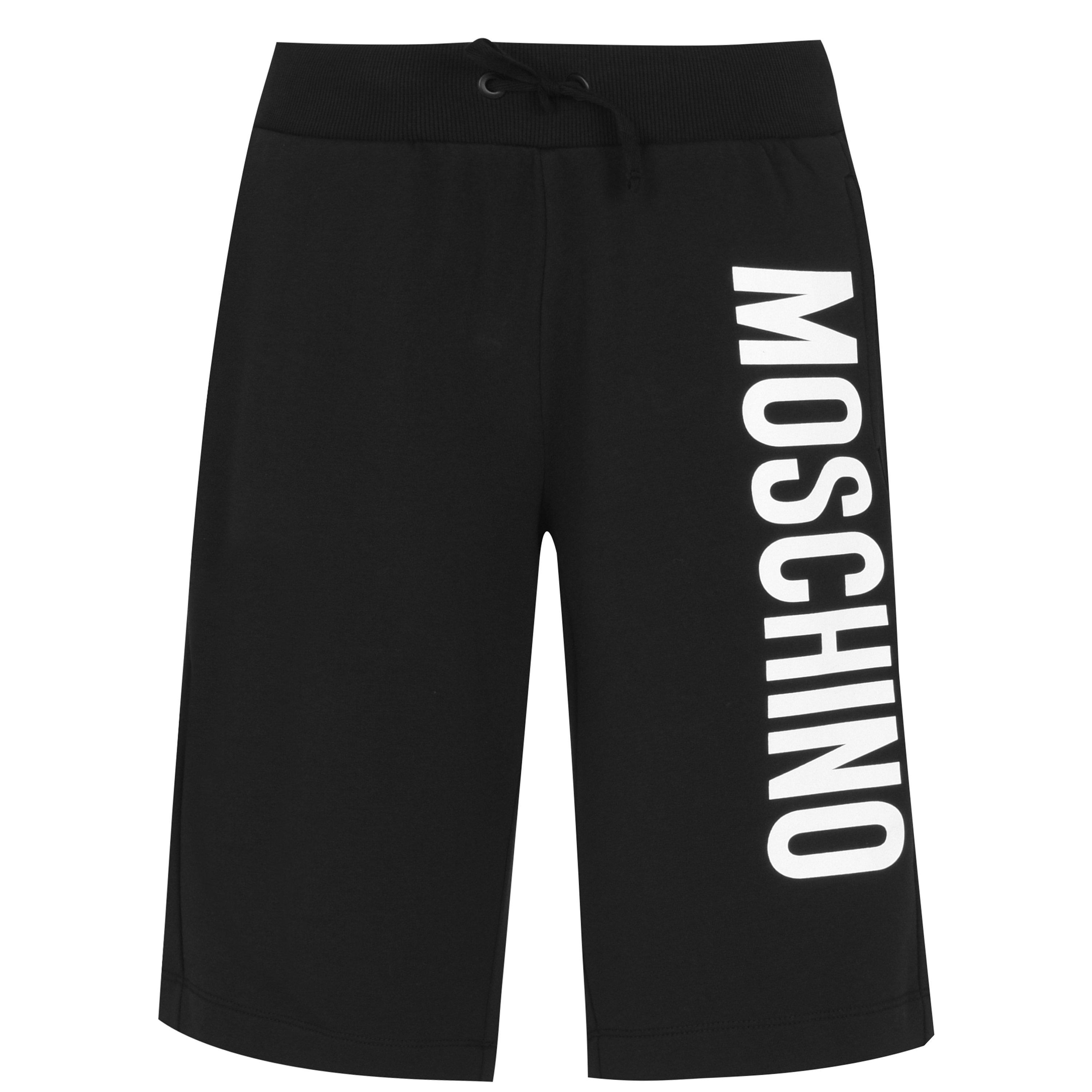 Black 60100 - Moschino - Junior Boys Logo Shorts - 1