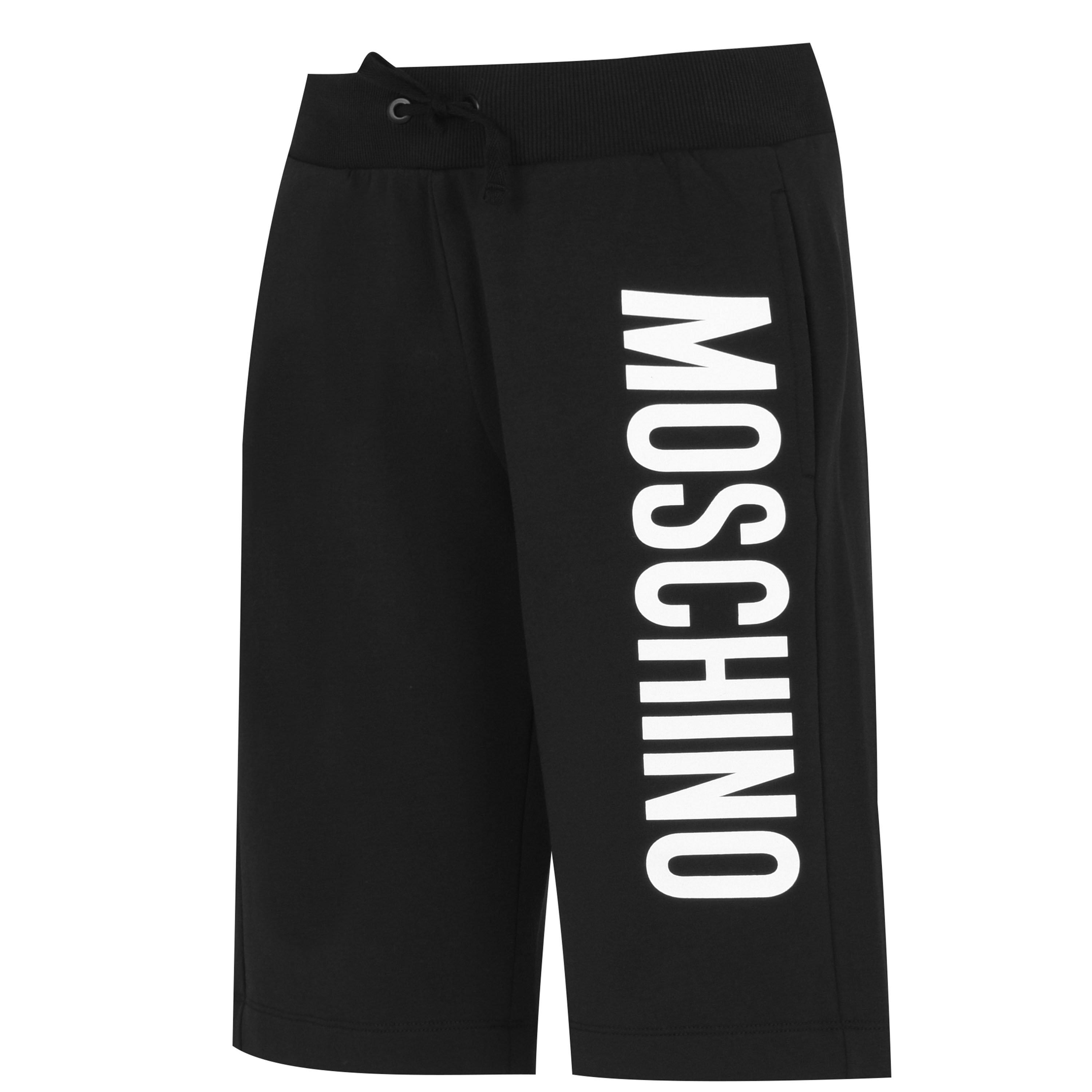 Black 60100 - Moschino - Junior Boys Logo Shorts - 3