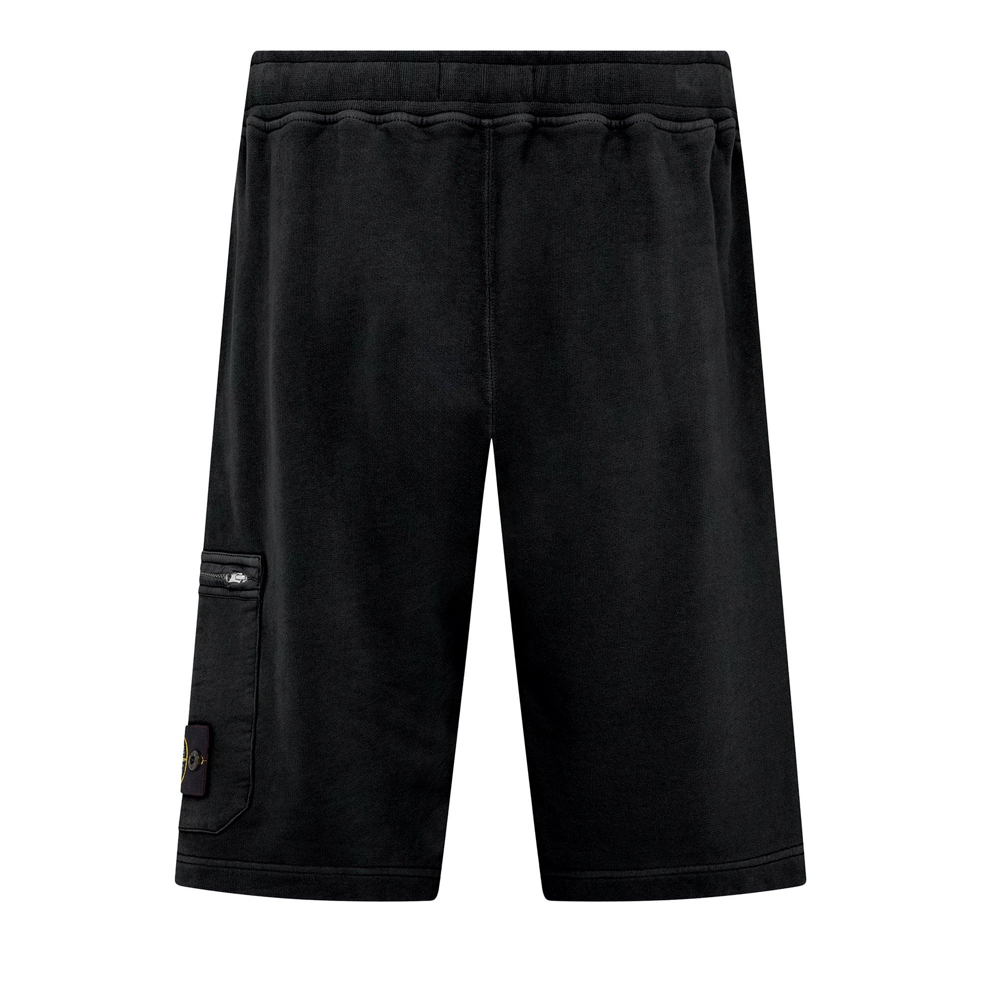 Nero V0029 - Stone Island - Compass-Patch Shorts - 2