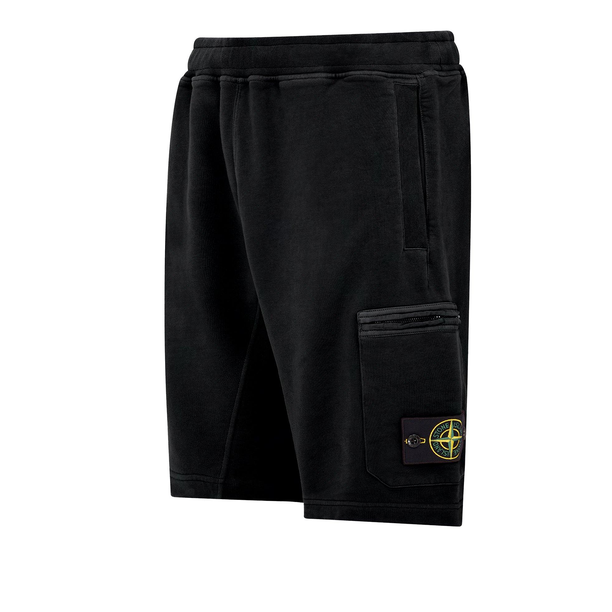 Stone Island | Compass-Patch Shorts | Fleece Shorts | Cruise Fashion