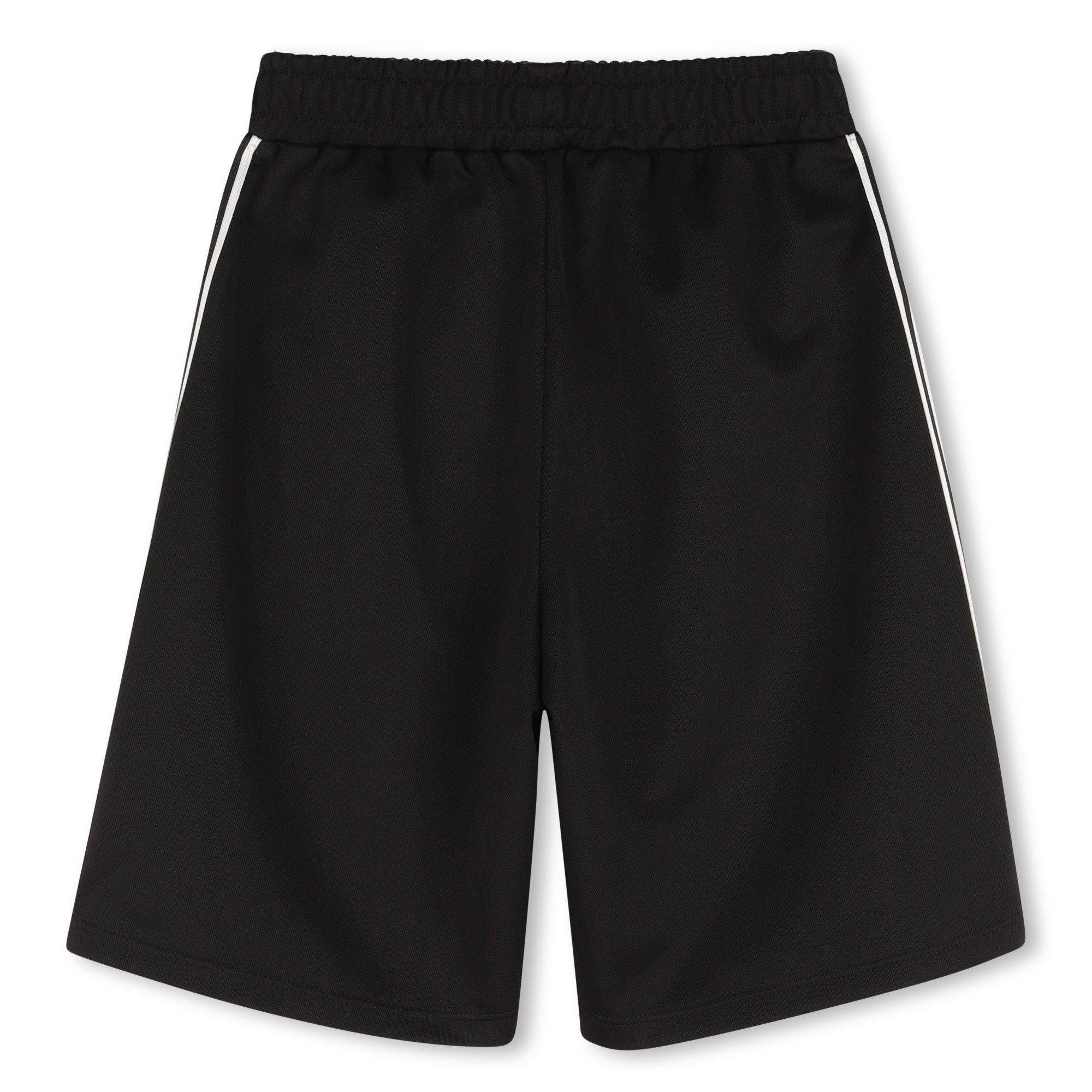 Black 095 - Kenzo - Kids' Tiger Fleece Jogger Shorts - 2