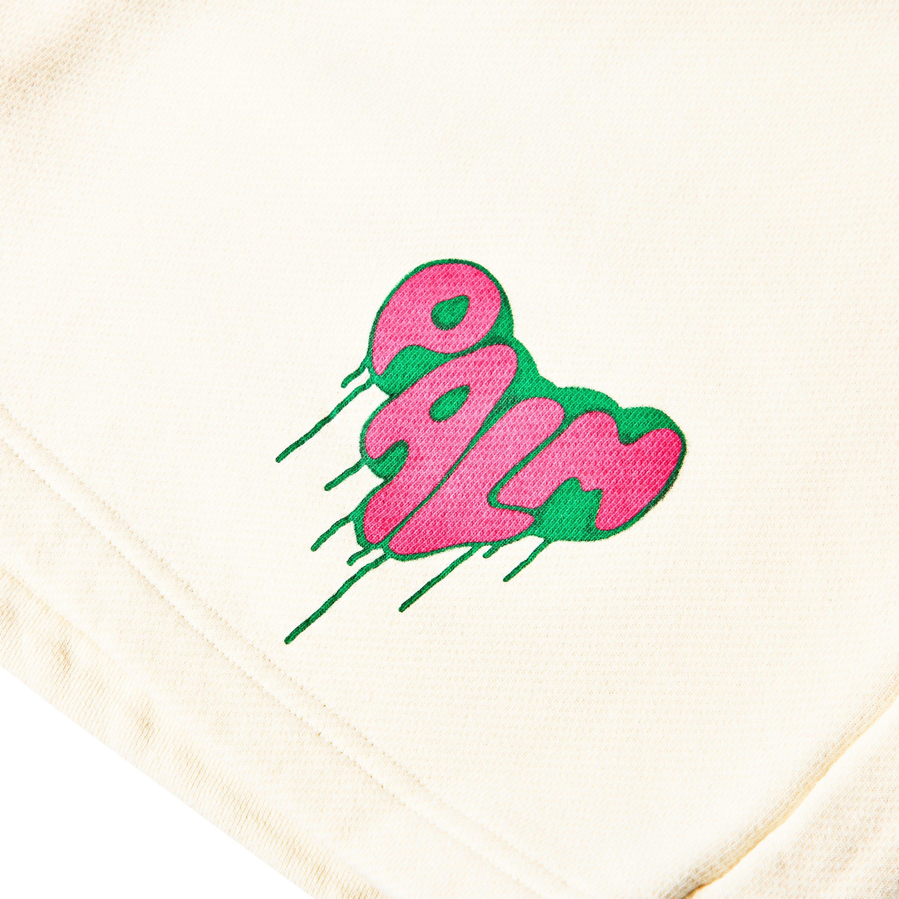 White Fuchsi - Palm Angels - Men's Fleece Jogger Shorts - 3