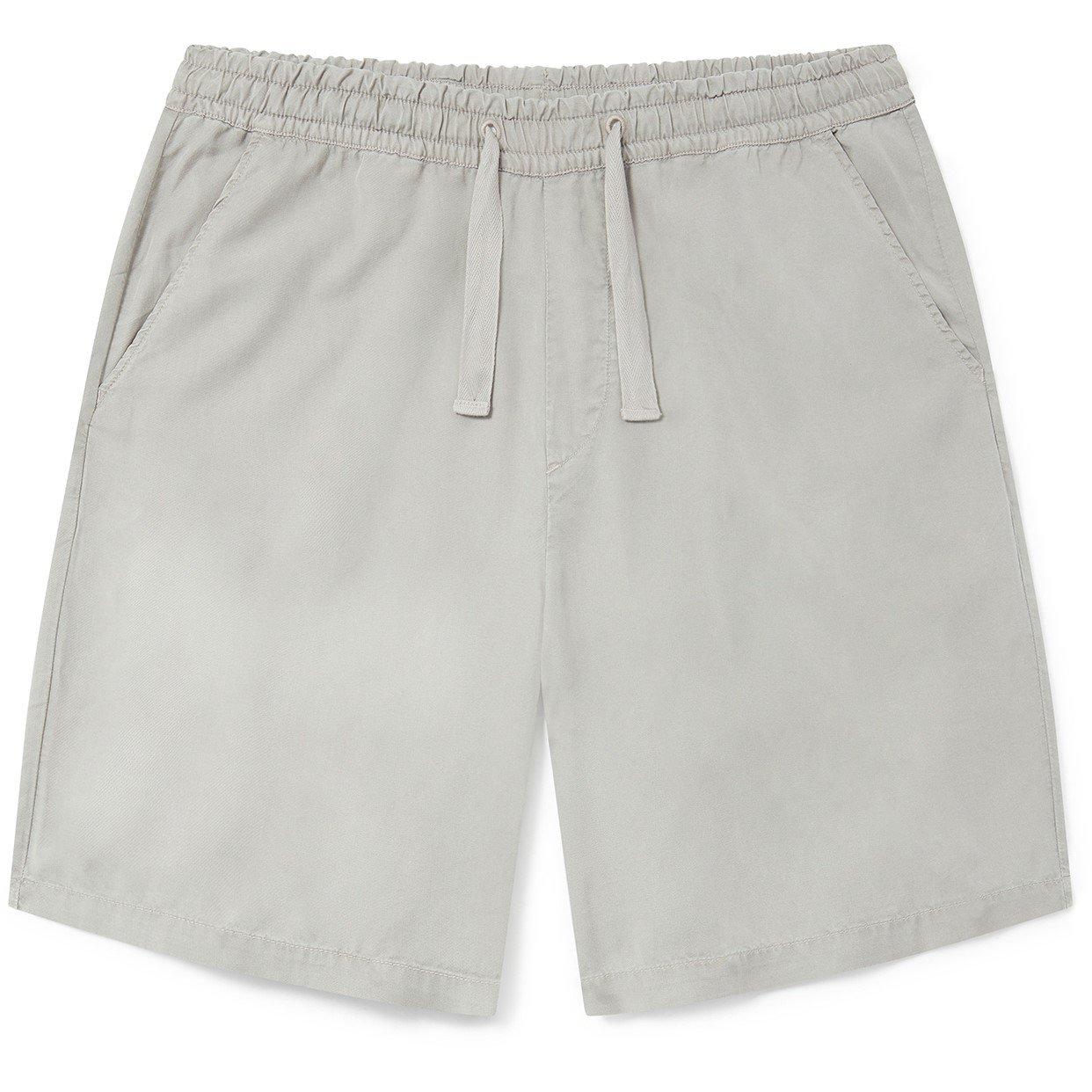 Light Grey 019 - Albam - Men's Tencel Fleece Jogger Shorts - 1