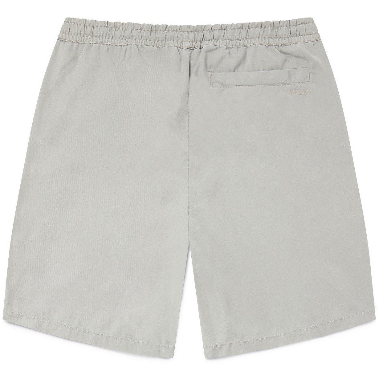 Light Grey 019 - Albam - Men's Tencel Fleece Jogger Shorts - 2