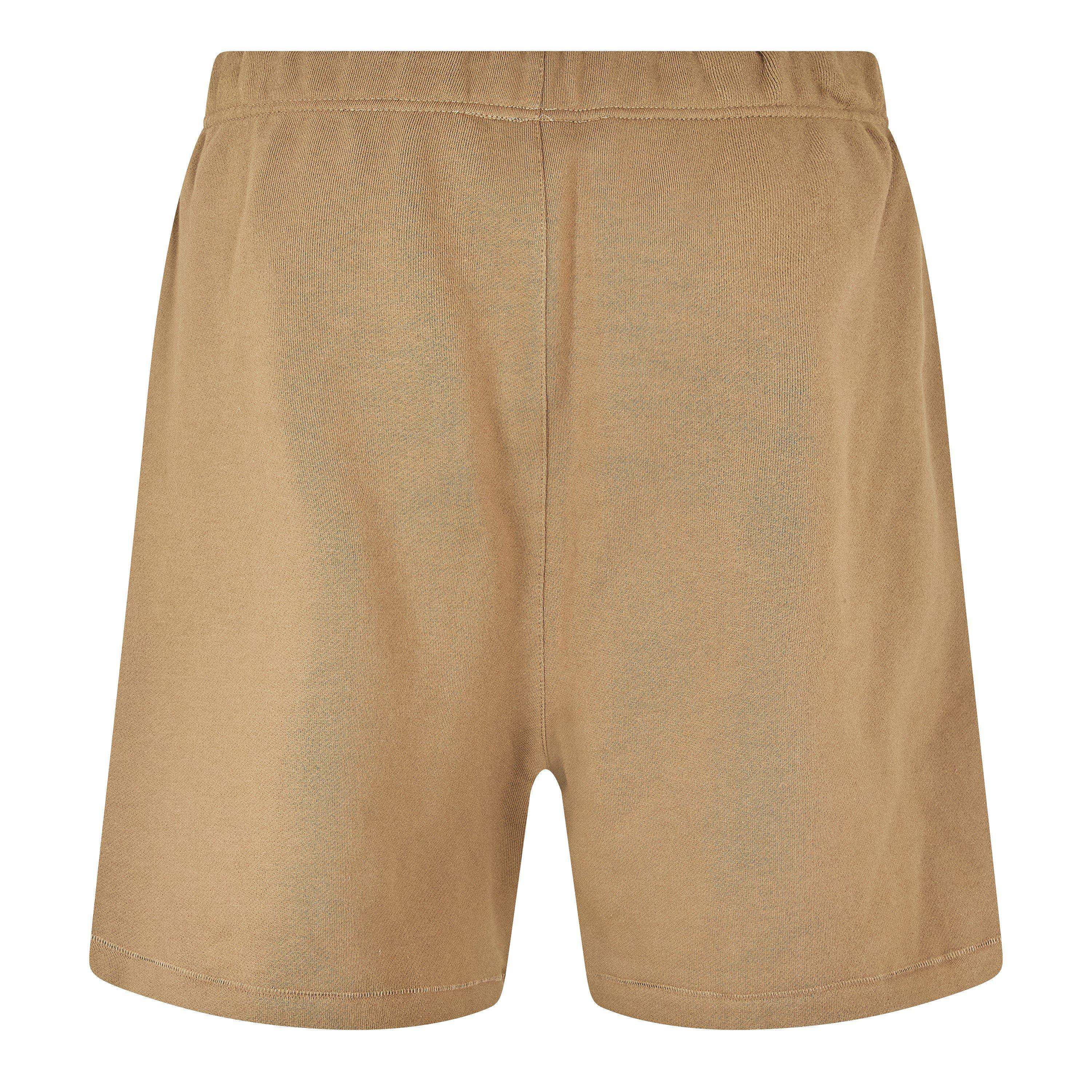 Brown - Fear Of God Essentials - Men's Fleece Jogger Shorts - 2