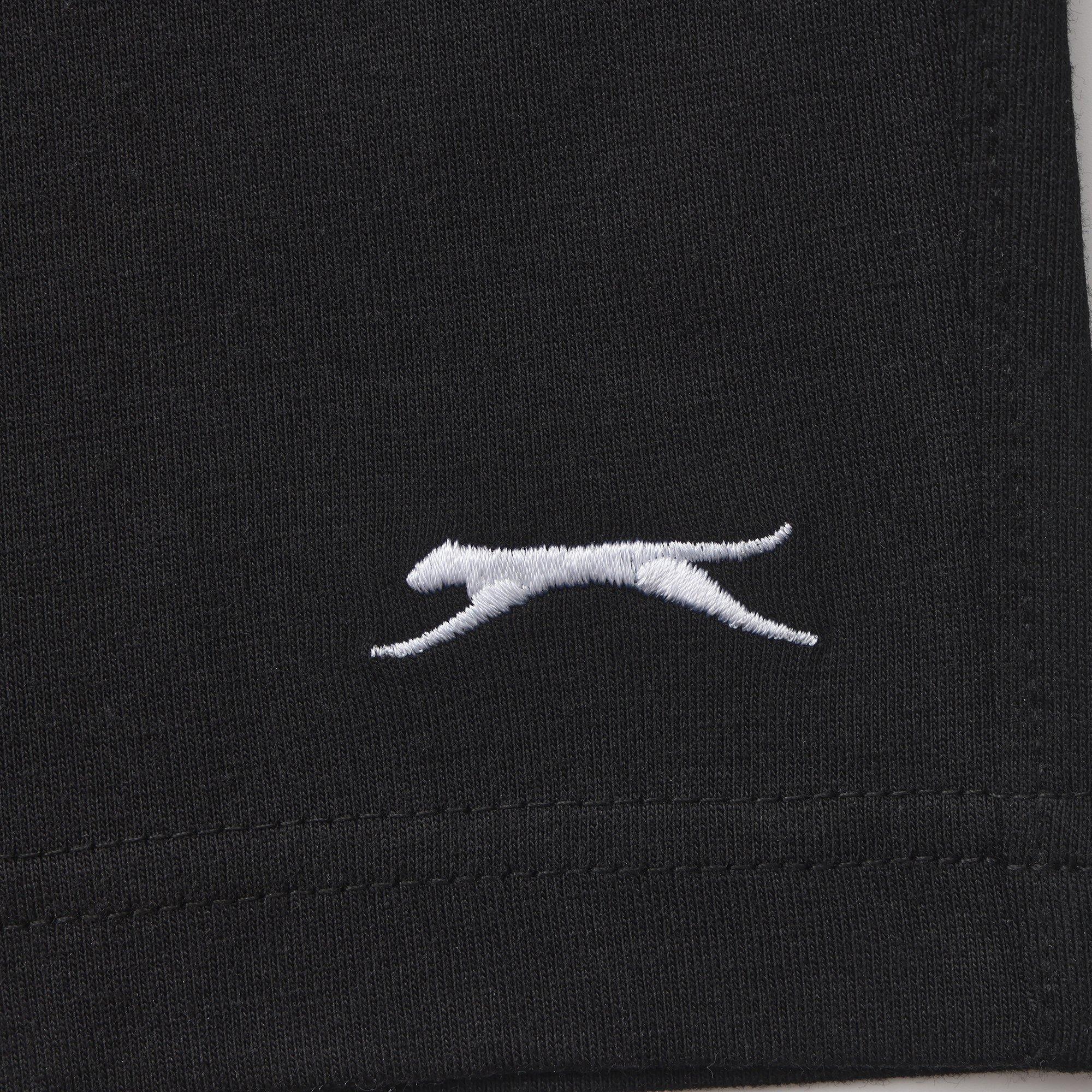 Black - Slazenger - Slaz Jersey Short Jn63 - 3