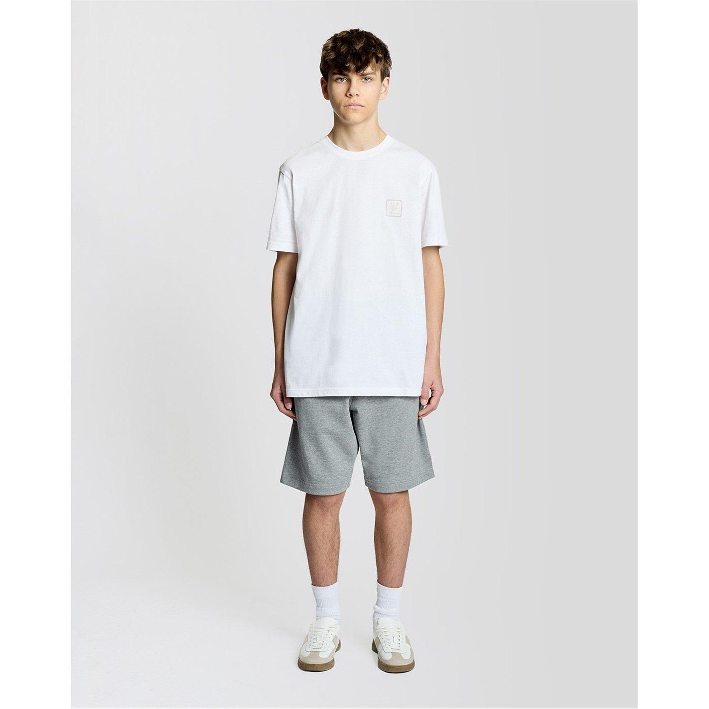 Lyle And Scott Boys Lyle & Scott Kids Cotton Sweatshort - Grey - 8-9 Years