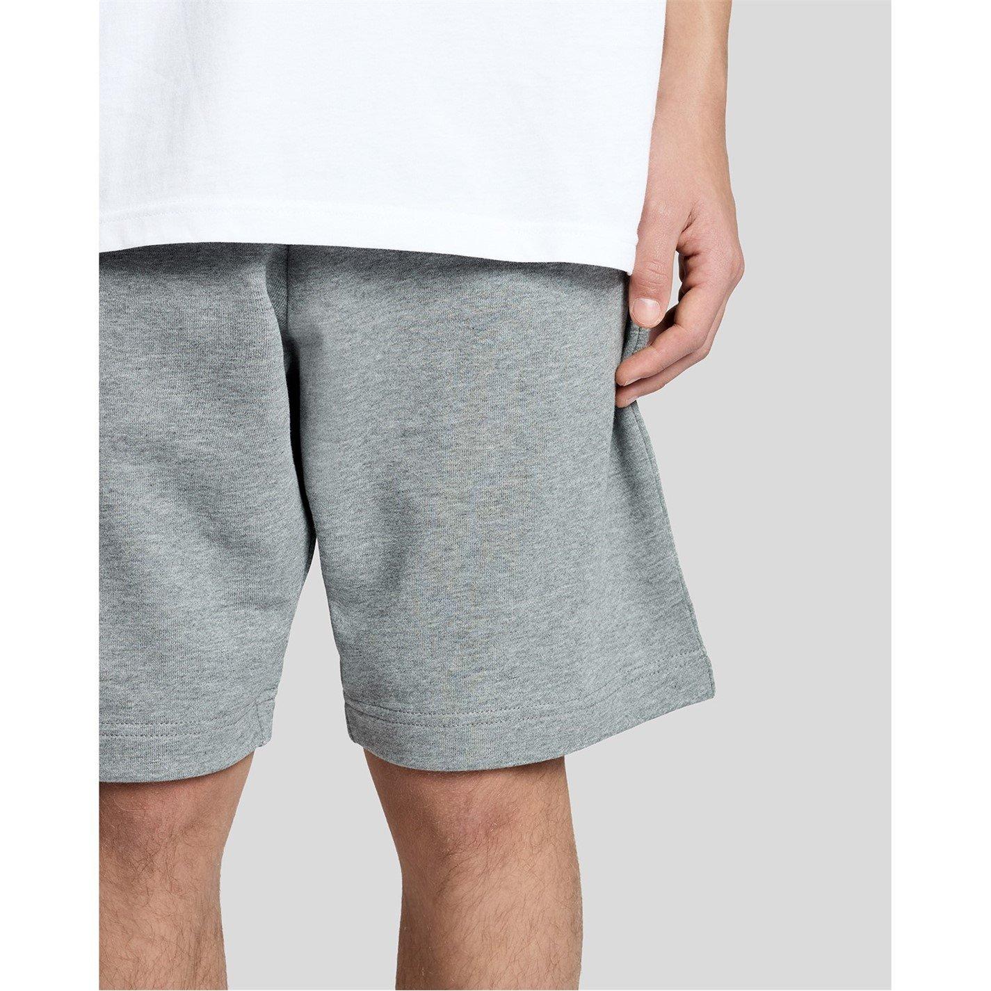 Grey - Lyle and Scott - Lyle & Scott Kids Cotton Sweatshort - 3