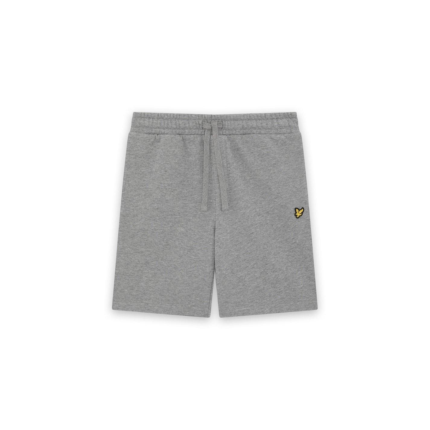 Grey - Lyle and Scott - Lyle & Scott Kids Cotton Sweatshort - 5