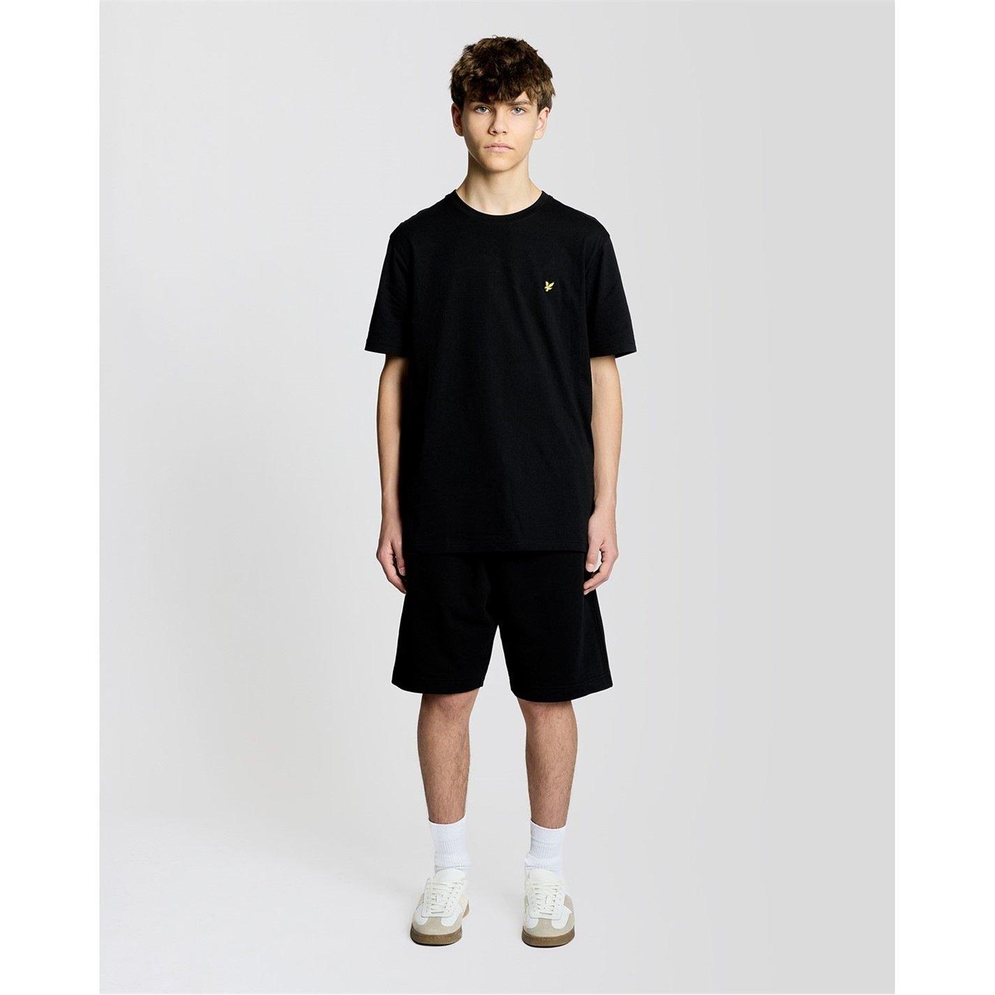 Lyle And Scott Boys Lyle & Scott Kids Cotton Sweatshort - Black - 8-9 Years