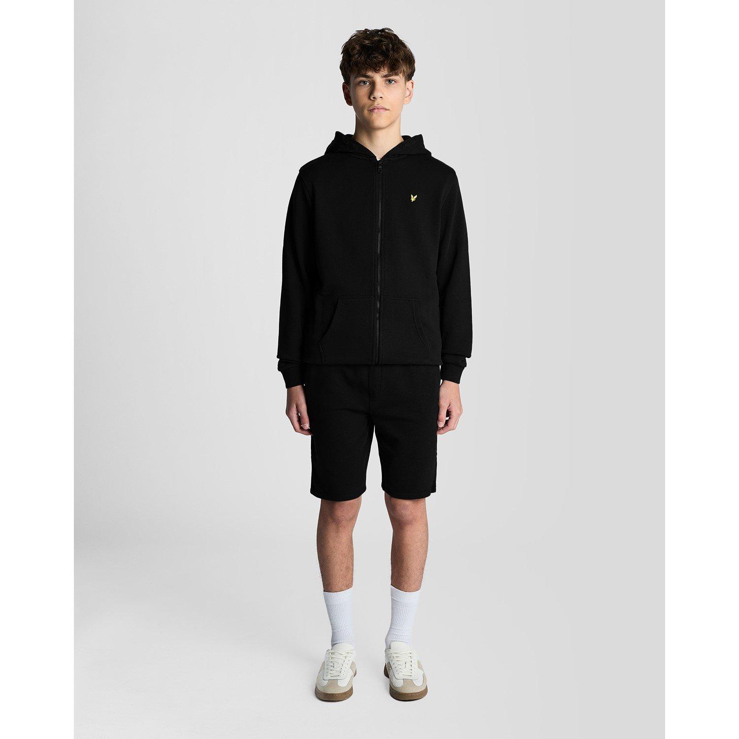 Crna - Lyle and Scott - Kids' Fleece Jogger Shorts - 3