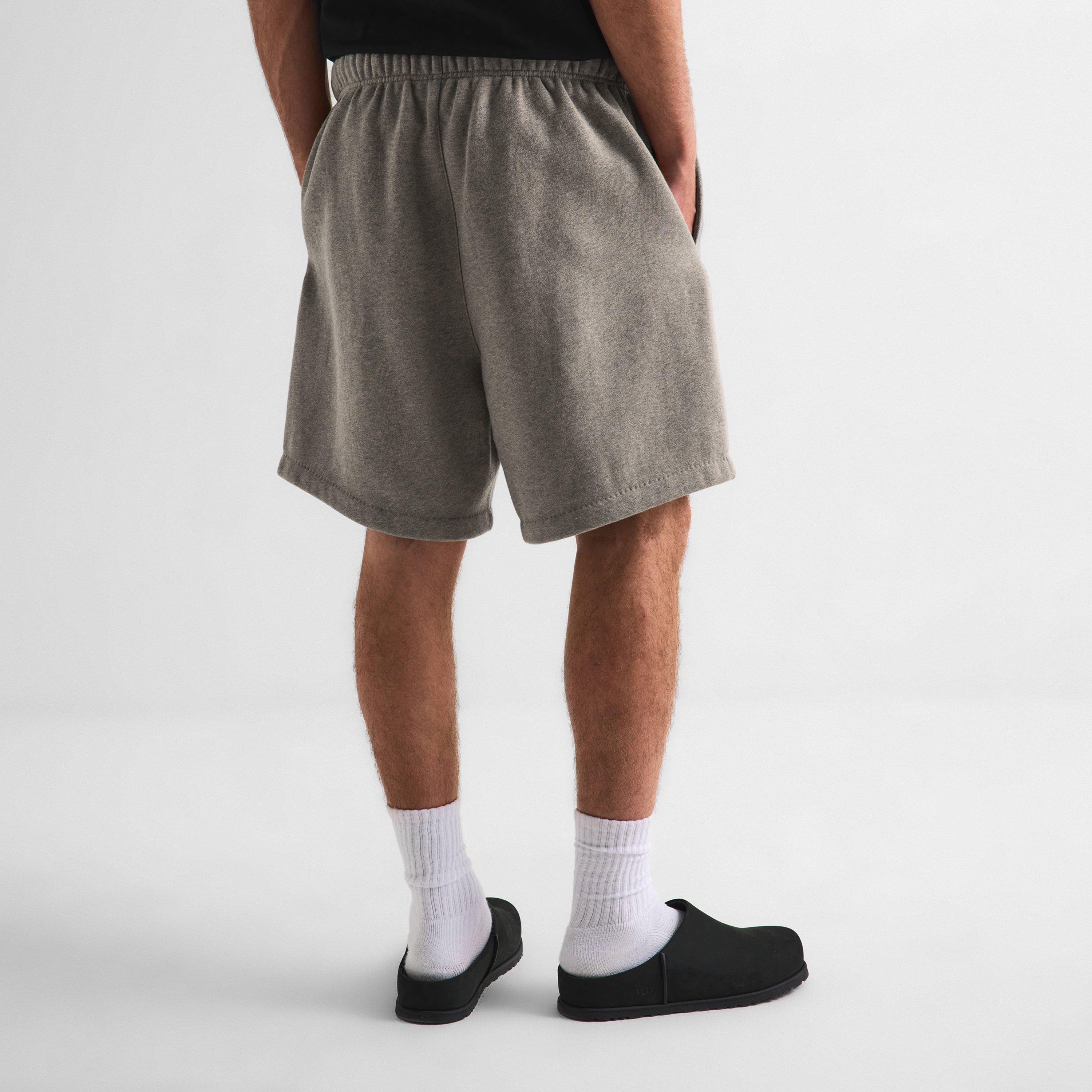 Grey - Fear Of God Essentials - Men's Fleece Jogger Shorts - 4