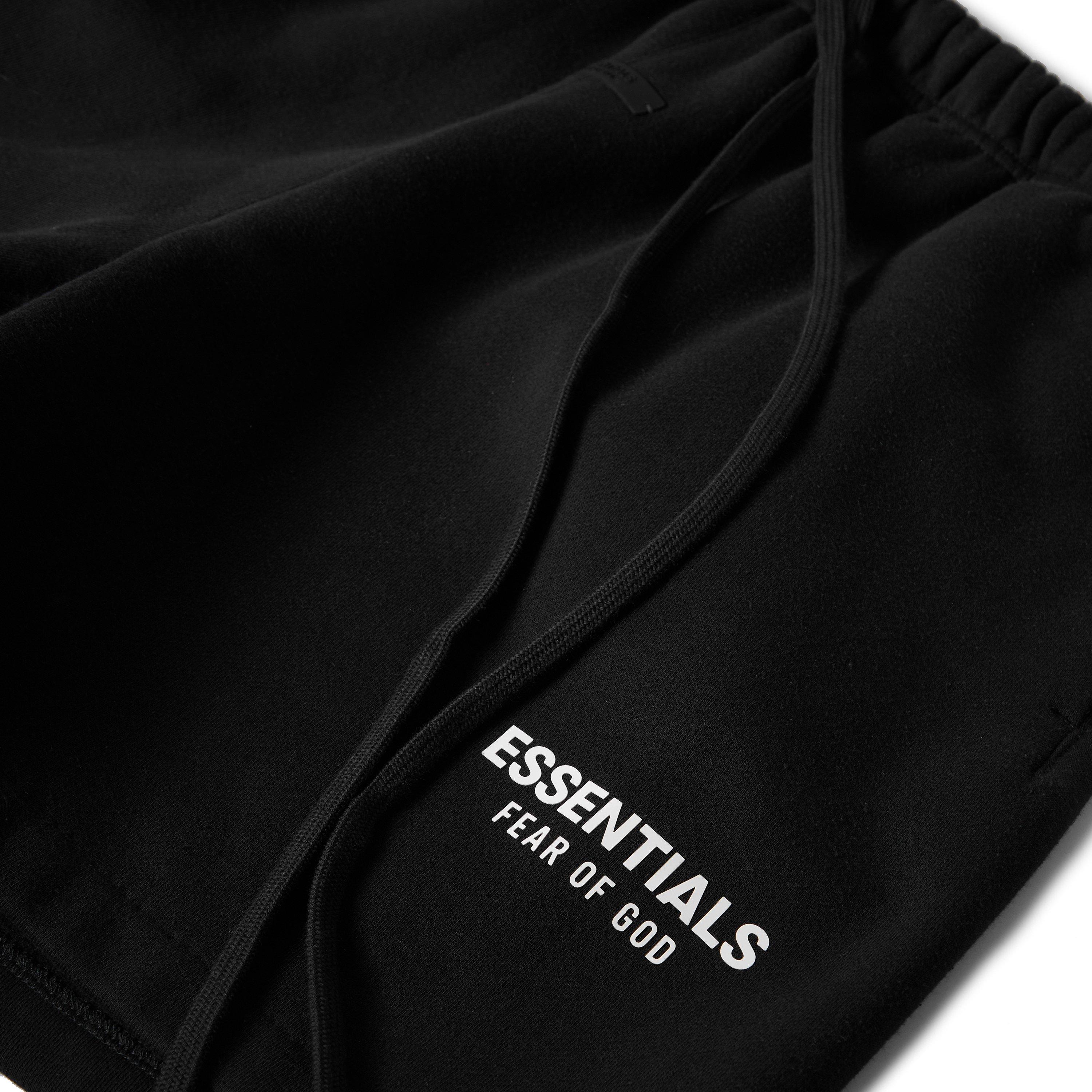 Jet Black - Fear Of God Essentials - Men's Fleece Jogger Shorts - 5
