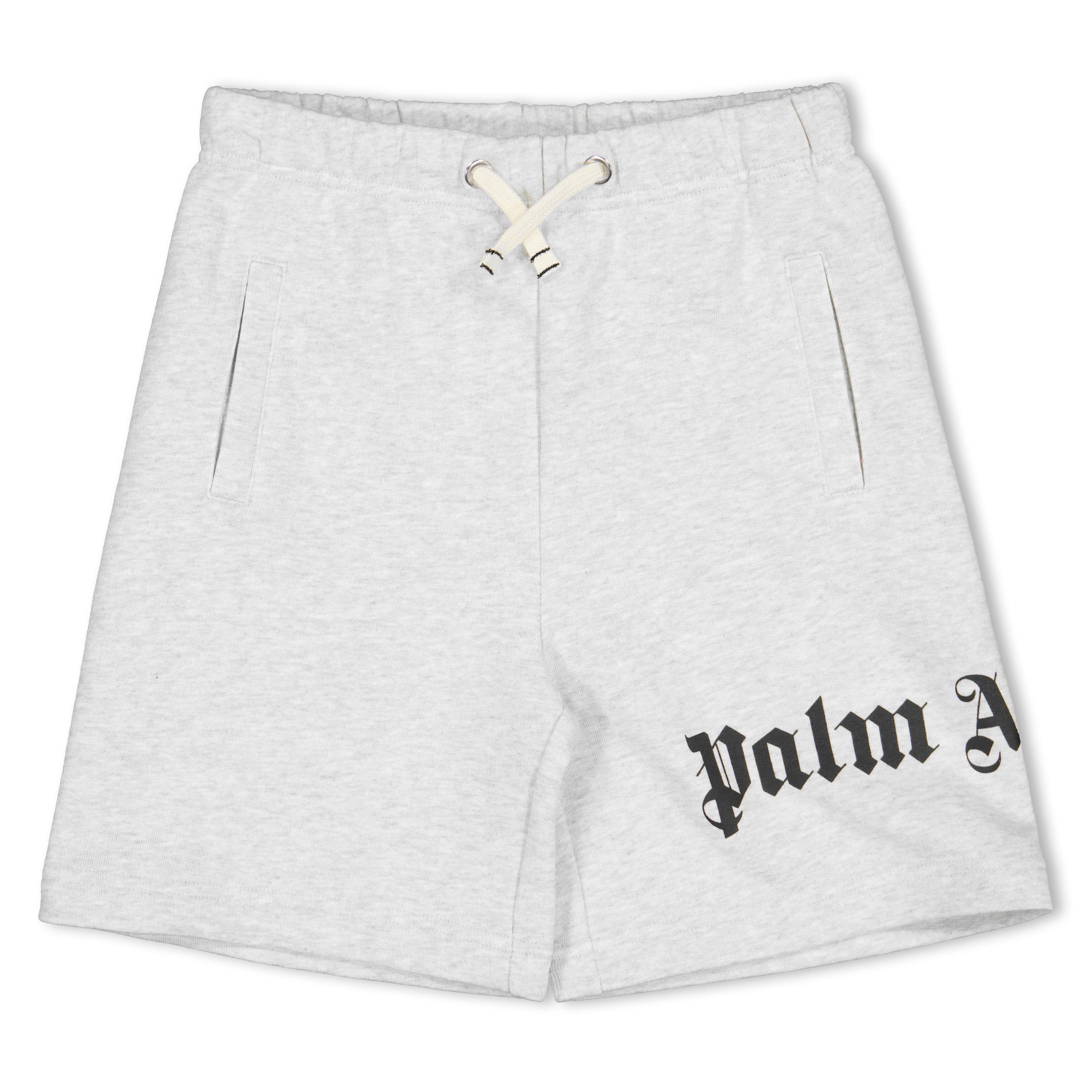 Palm Angels Boys Palm Logo Shorts Jn61 - Grey - 12Y
