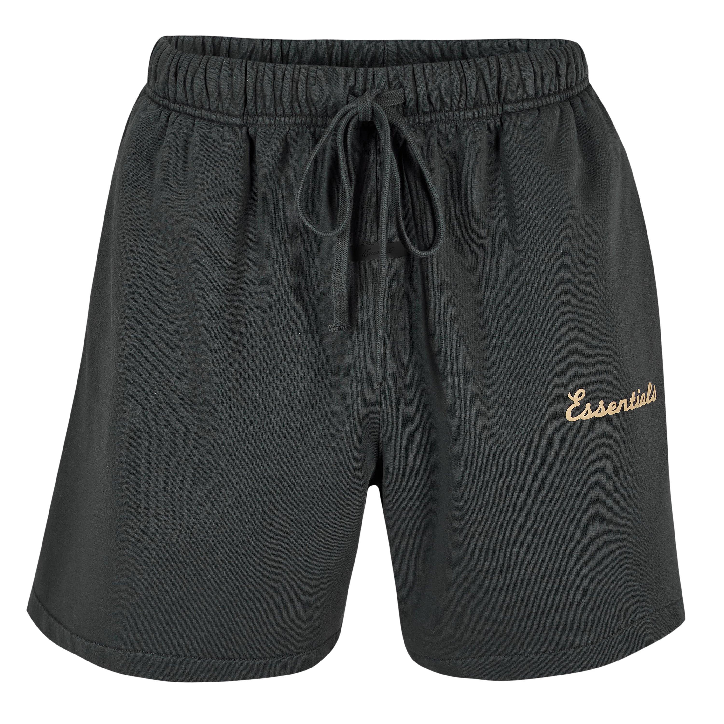 Black - Fear Of God Essentials - Men's Fleece Jogger Shorts - 1