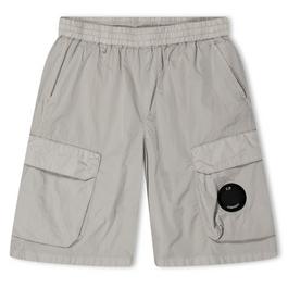 CP Company Boys Lens Fleece Shorts