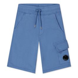 CP Company Boys Lens Fleece Shorts