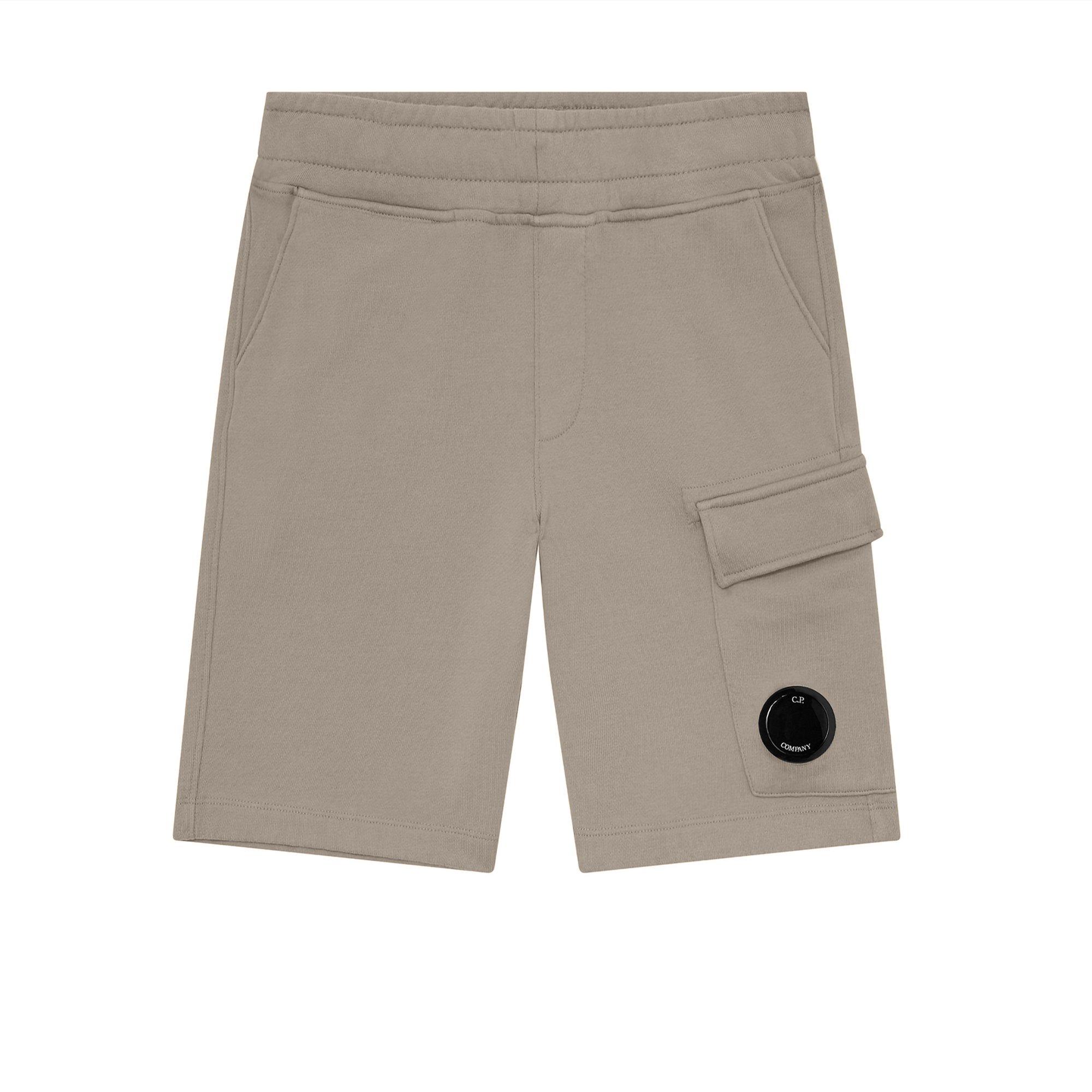 CP Company Boys' Lens Fleece Jogger Shorts | Cruise Fashion