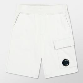 CP Company Boys Lens Fleece Shorts