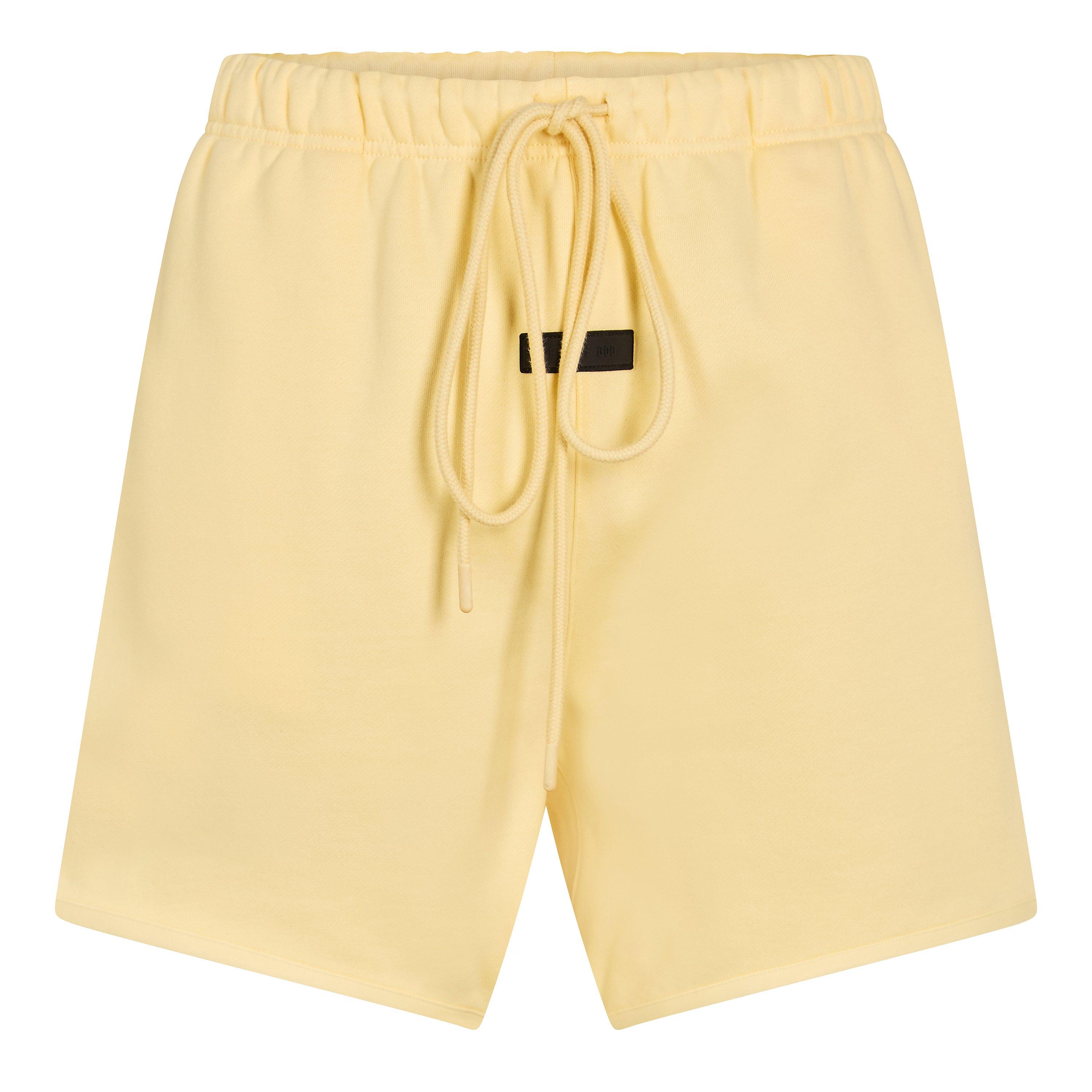 Garden Yellow - Fear Of God Essentials - Men's Fleece Jogger Shorts - 1